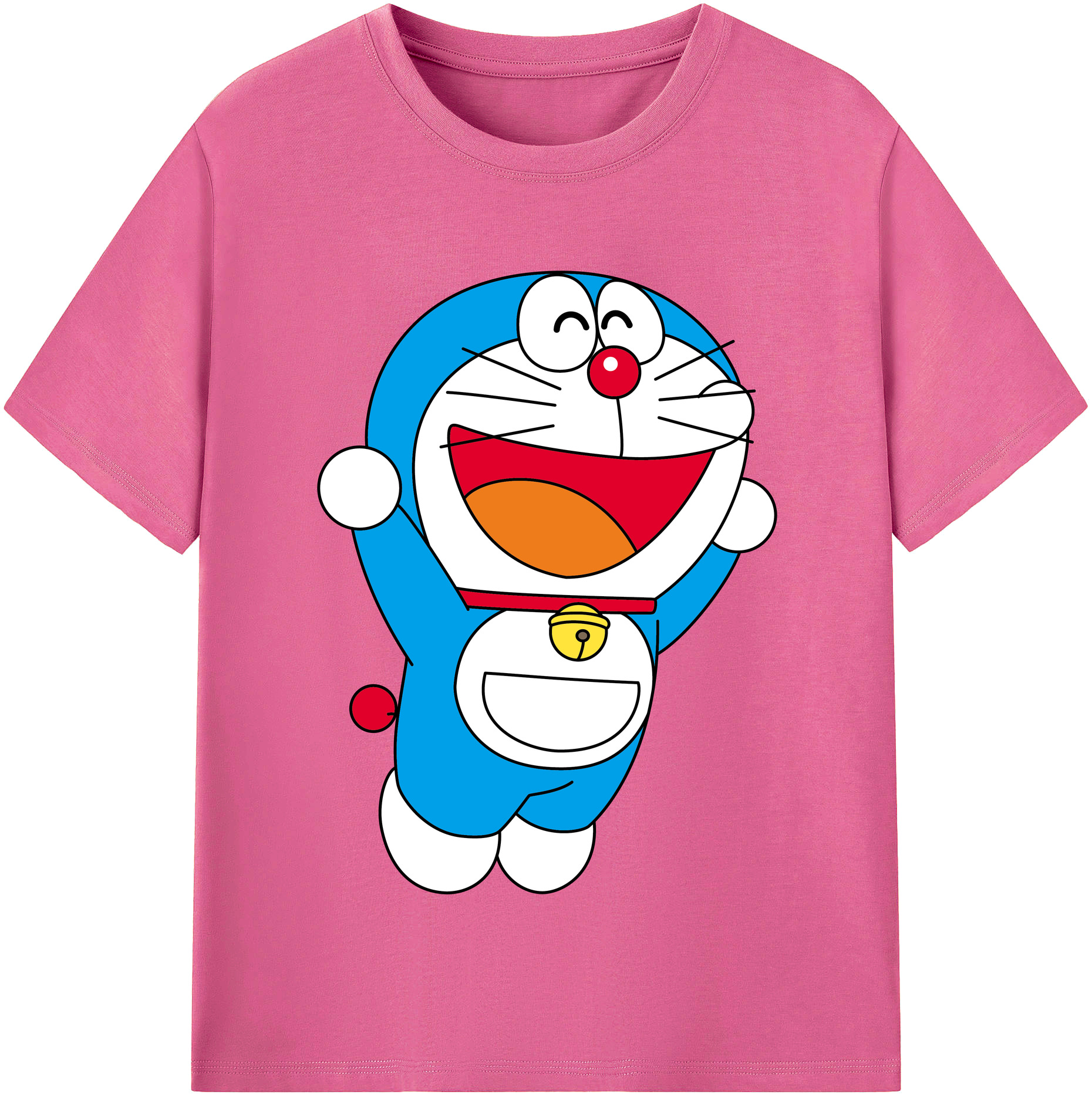 （画像用） ドラえもん Doraemon レディースカジュアルプリントTシャツ（綿100％）