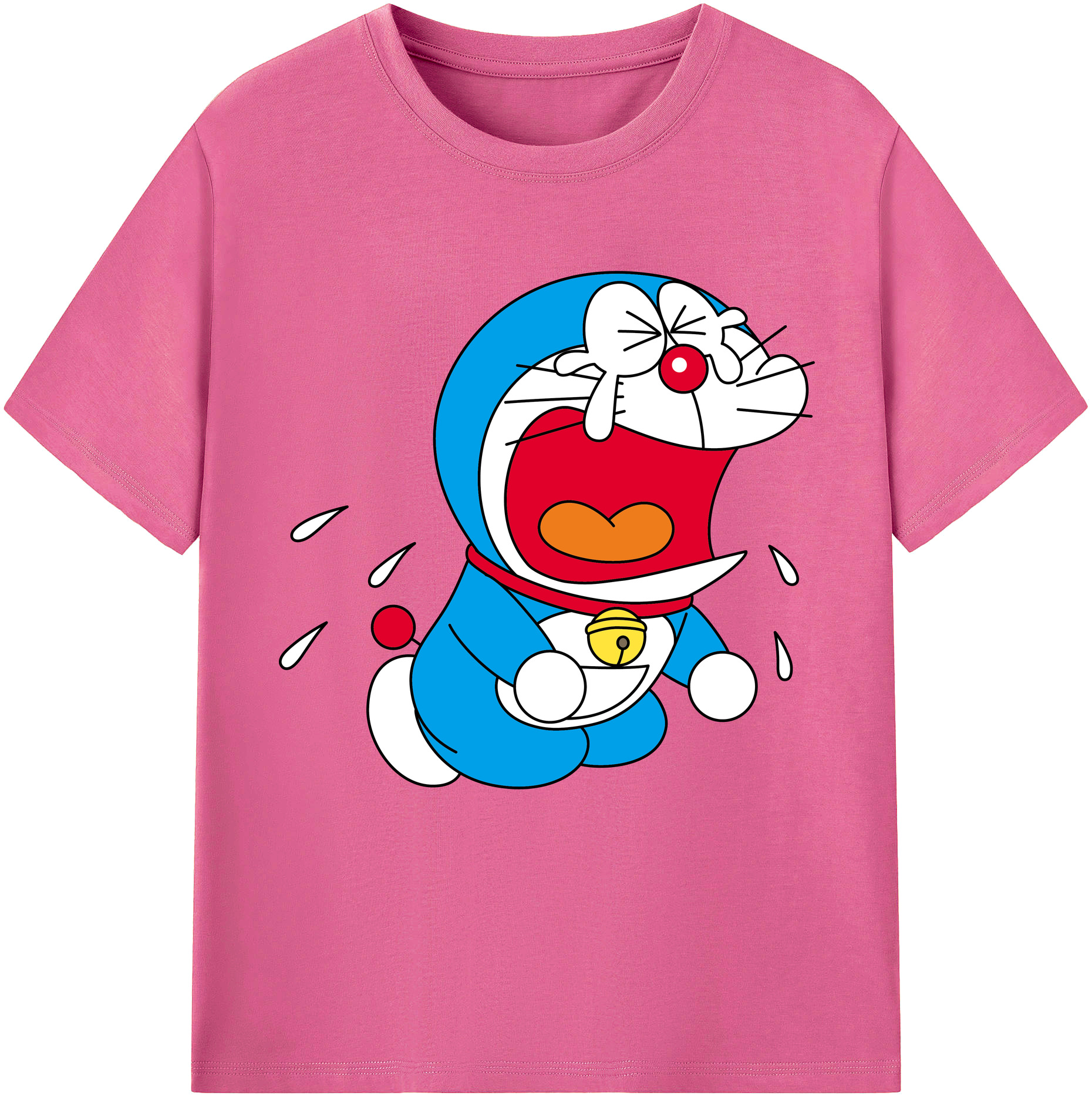 （画像用） ドラえもん Doraemon レディースカジュアルプリントTシャツ（綿100％）
