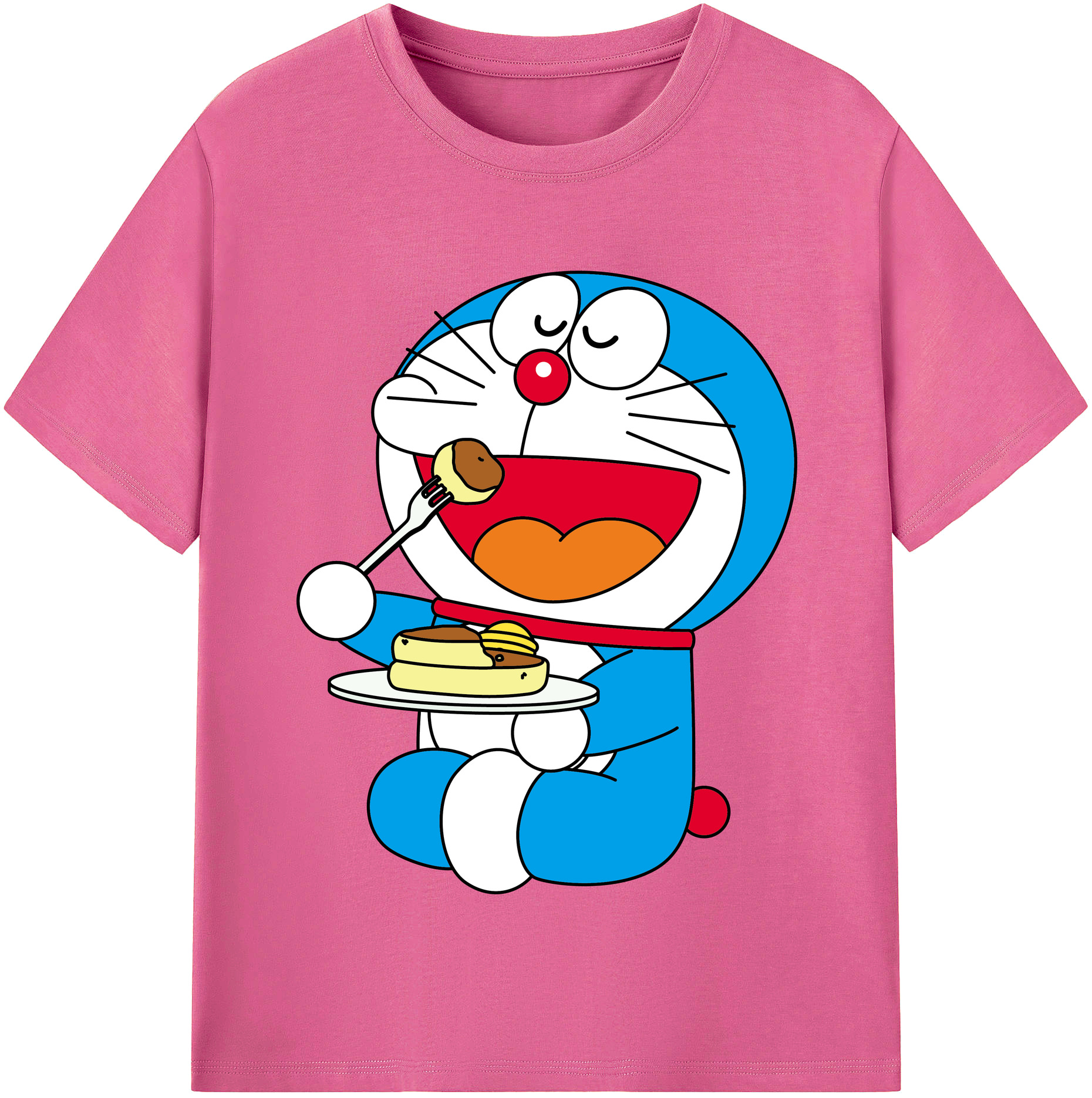 （画像用） ドラえもん Doraemon レディースカジュアルプリントTシャツ（綿100％）