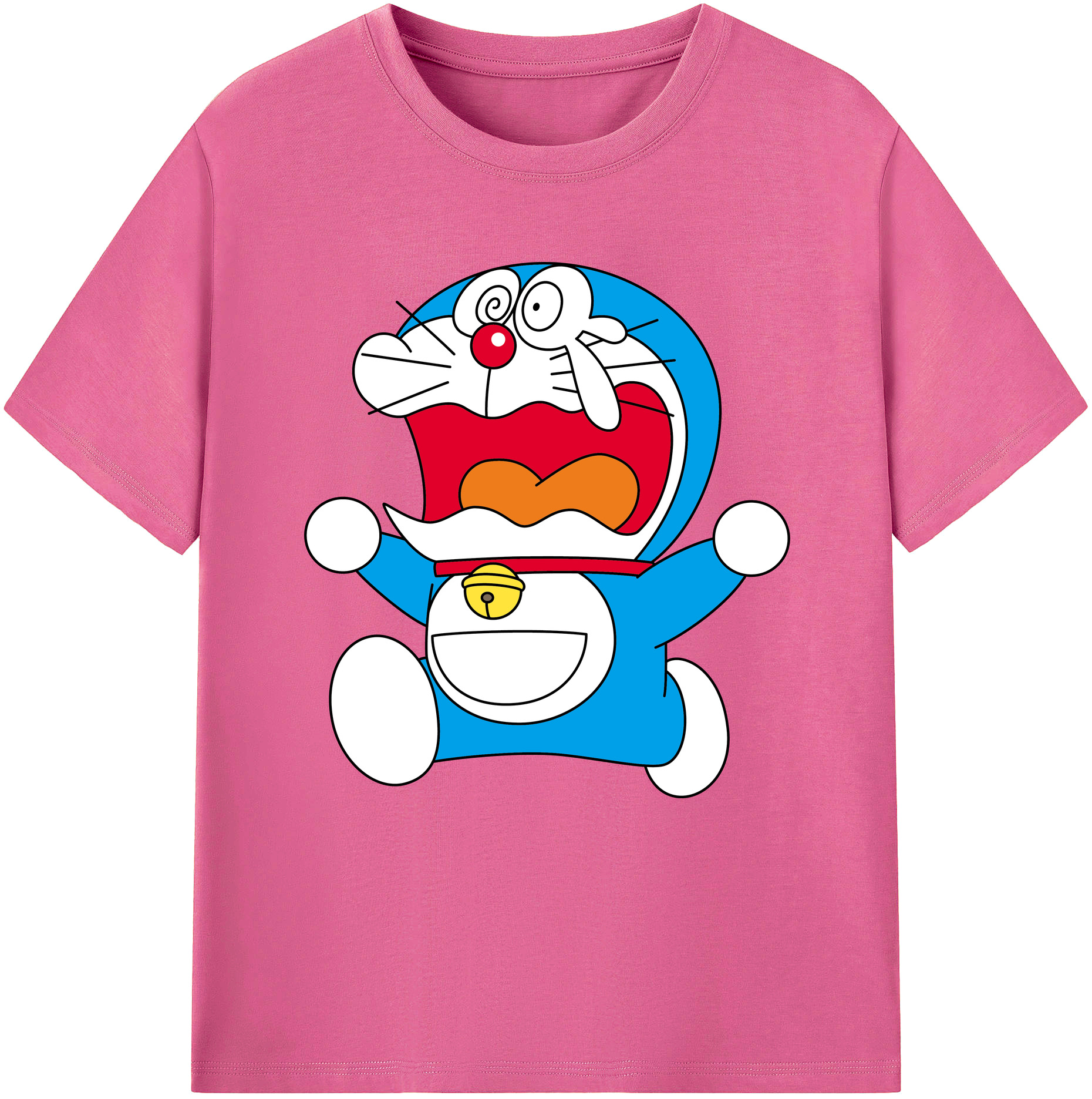（画像用） ドラえもん Doraemon レディースカジュアルプリントTシャツ（綿100％）