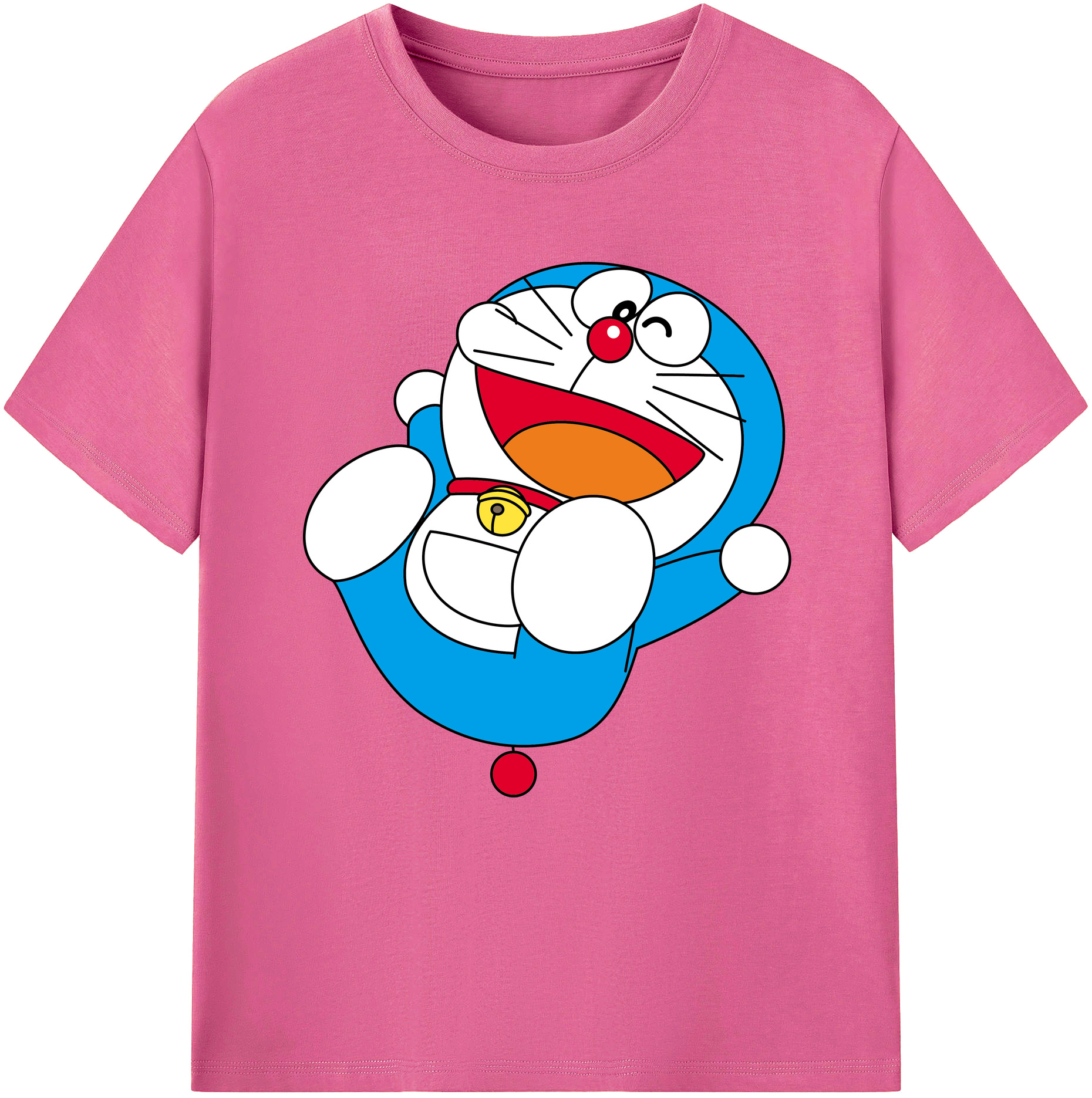 （画像用） ドラえもん Doraemon レディースカジュアルプリントTシャツ（綿100％）