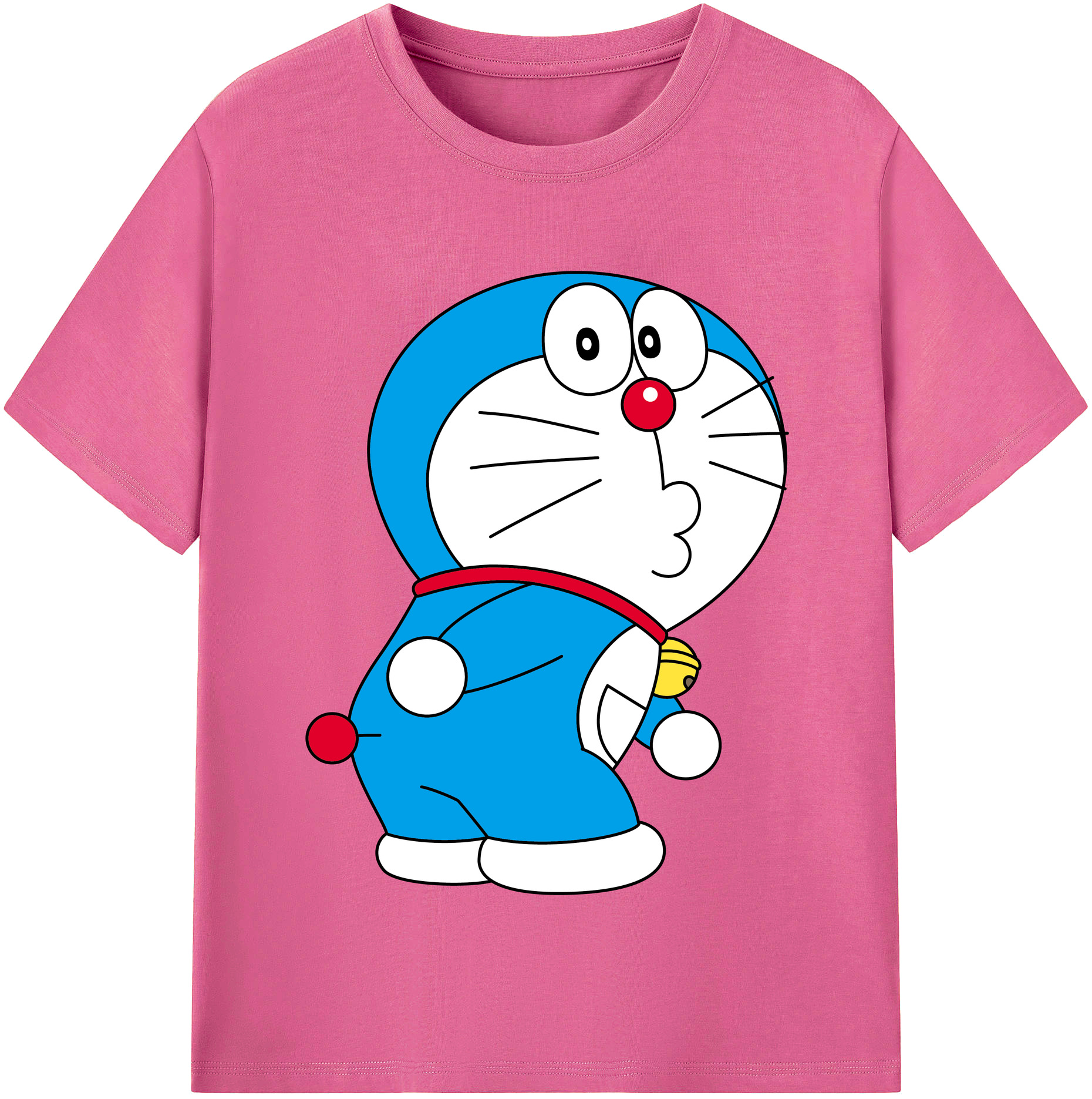 （画像用） ドラえもん Doraemon レディースカジュアルプリントTシャツ（綿100％）