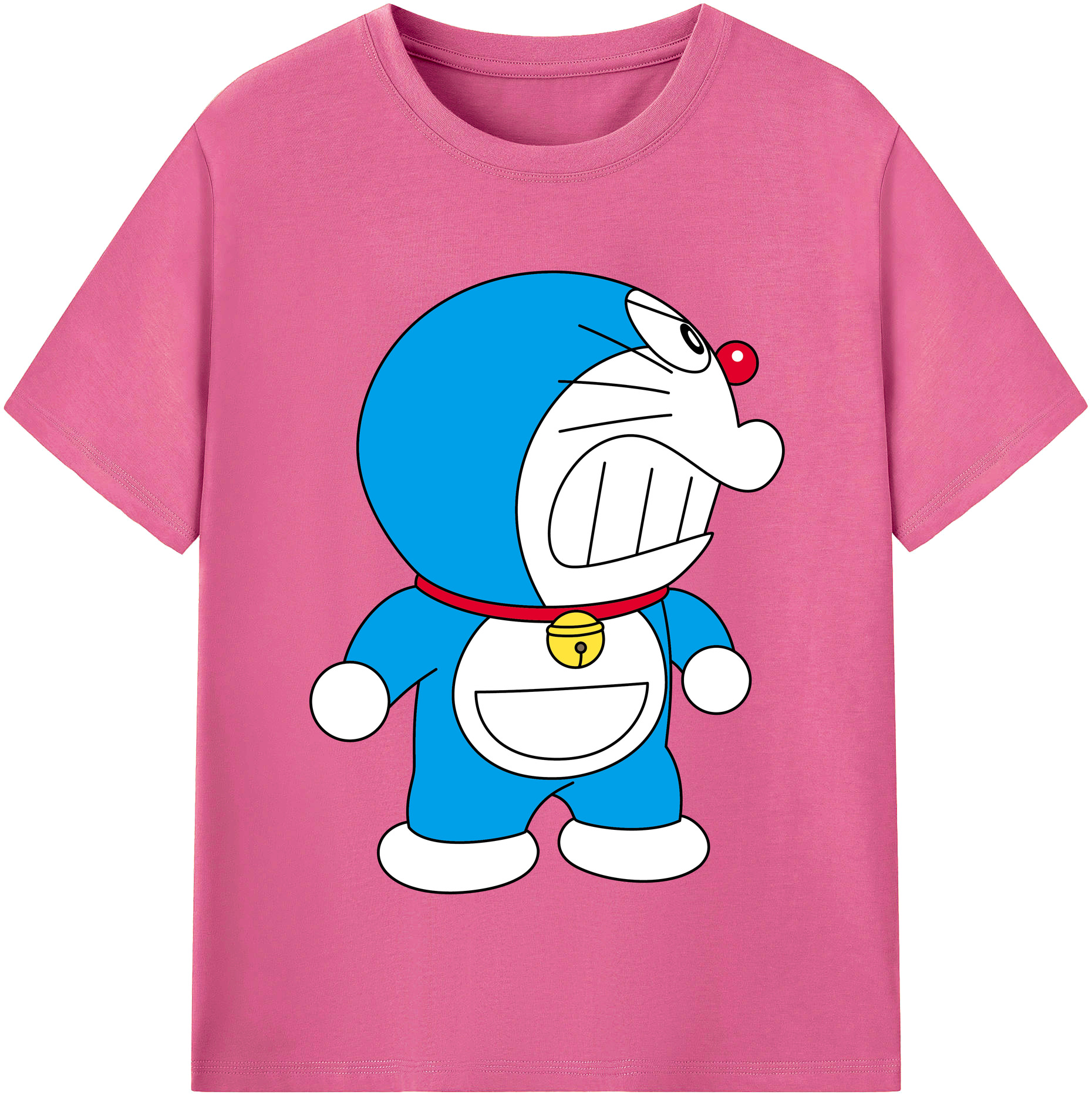 （画像用） ドラえもん Doraemon レディースカジュアルプリントTシャツ（綿100％）