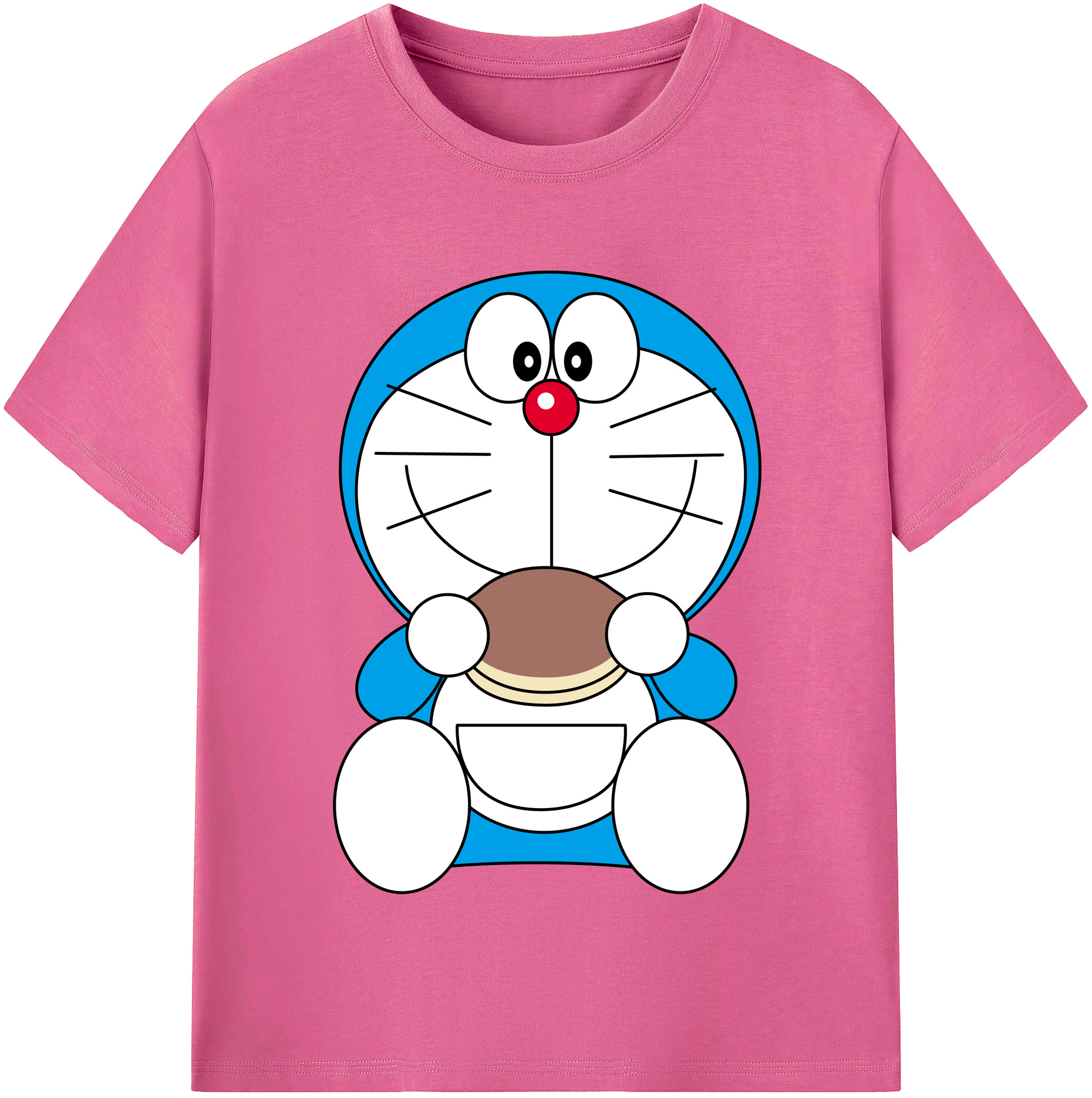 （画像用） ドラえもん Doraemon レディースカジュアルプリントTシャツ（綿100％）