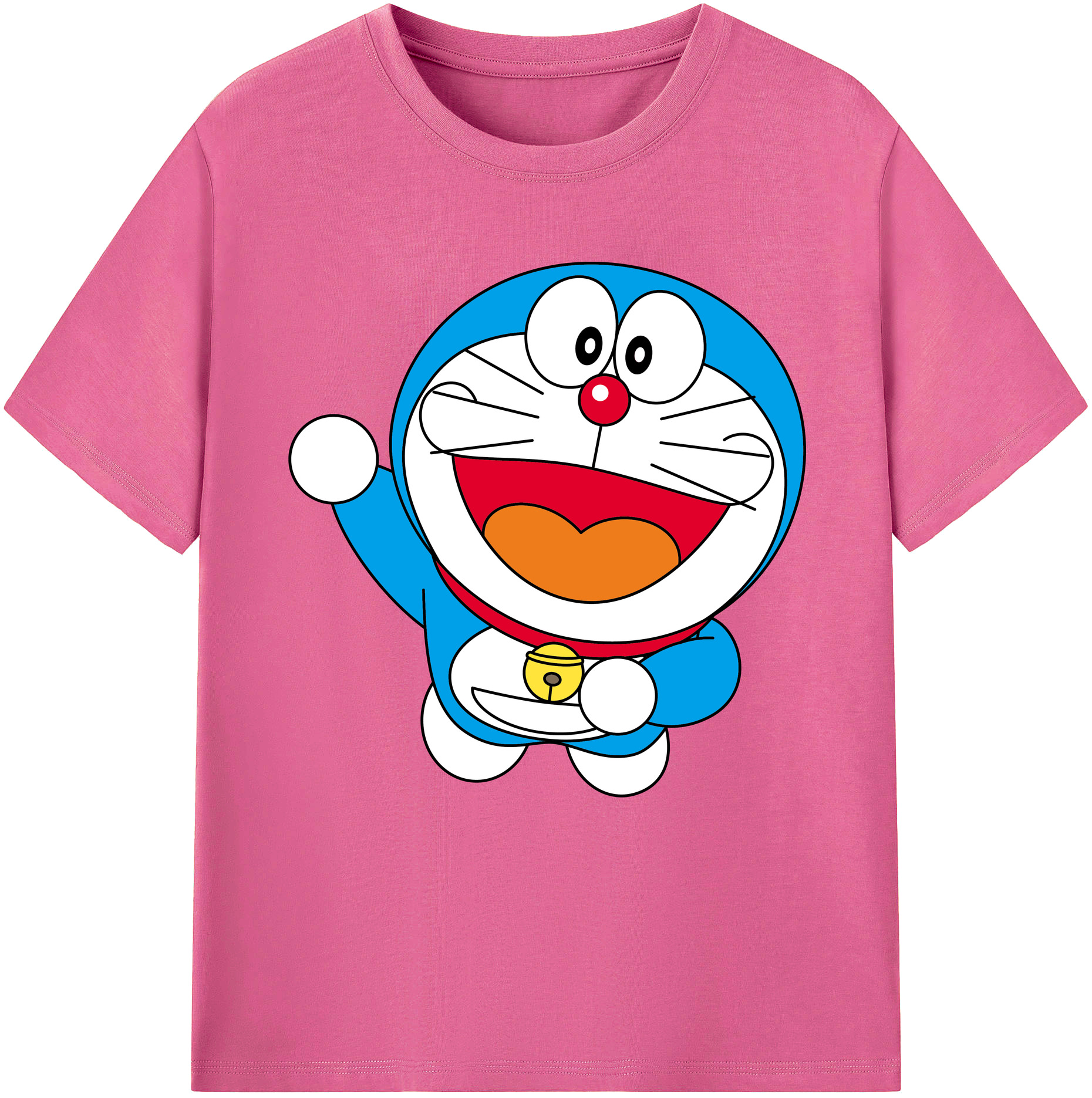 （画像用） ドラえもん Doraemon レディースカジュアルプリントTシャツ（綿100％）