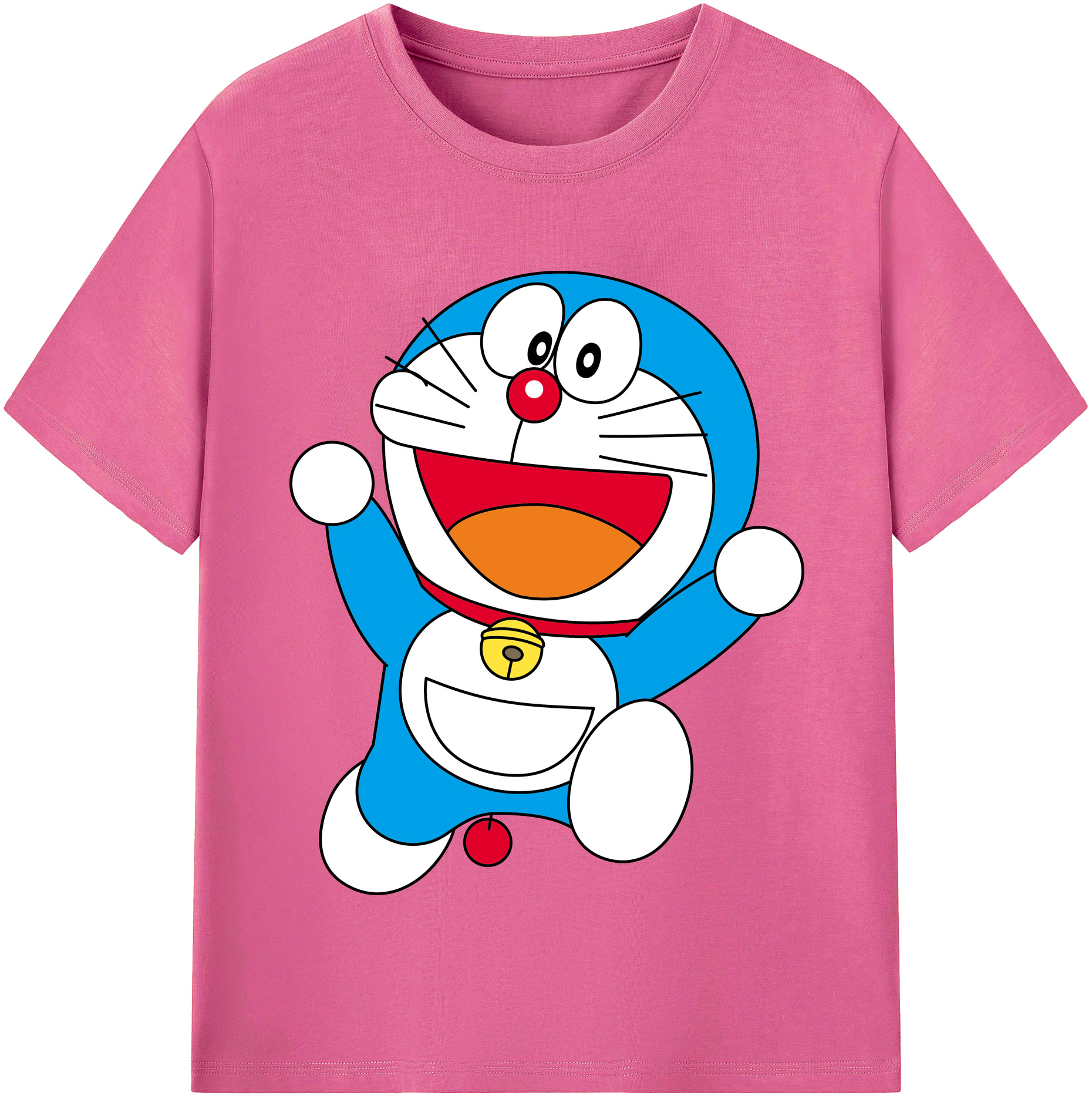 （画像用） ドラえもん Doraemon レディースカジュアルプリントTシャツ（綿100％）