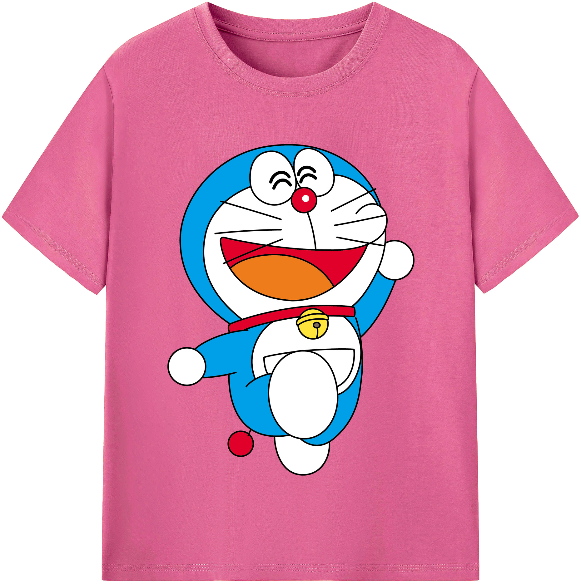 （画像用） ドラえもん Doraemon レディースカジュアルプリントTシャツ（綿100％）