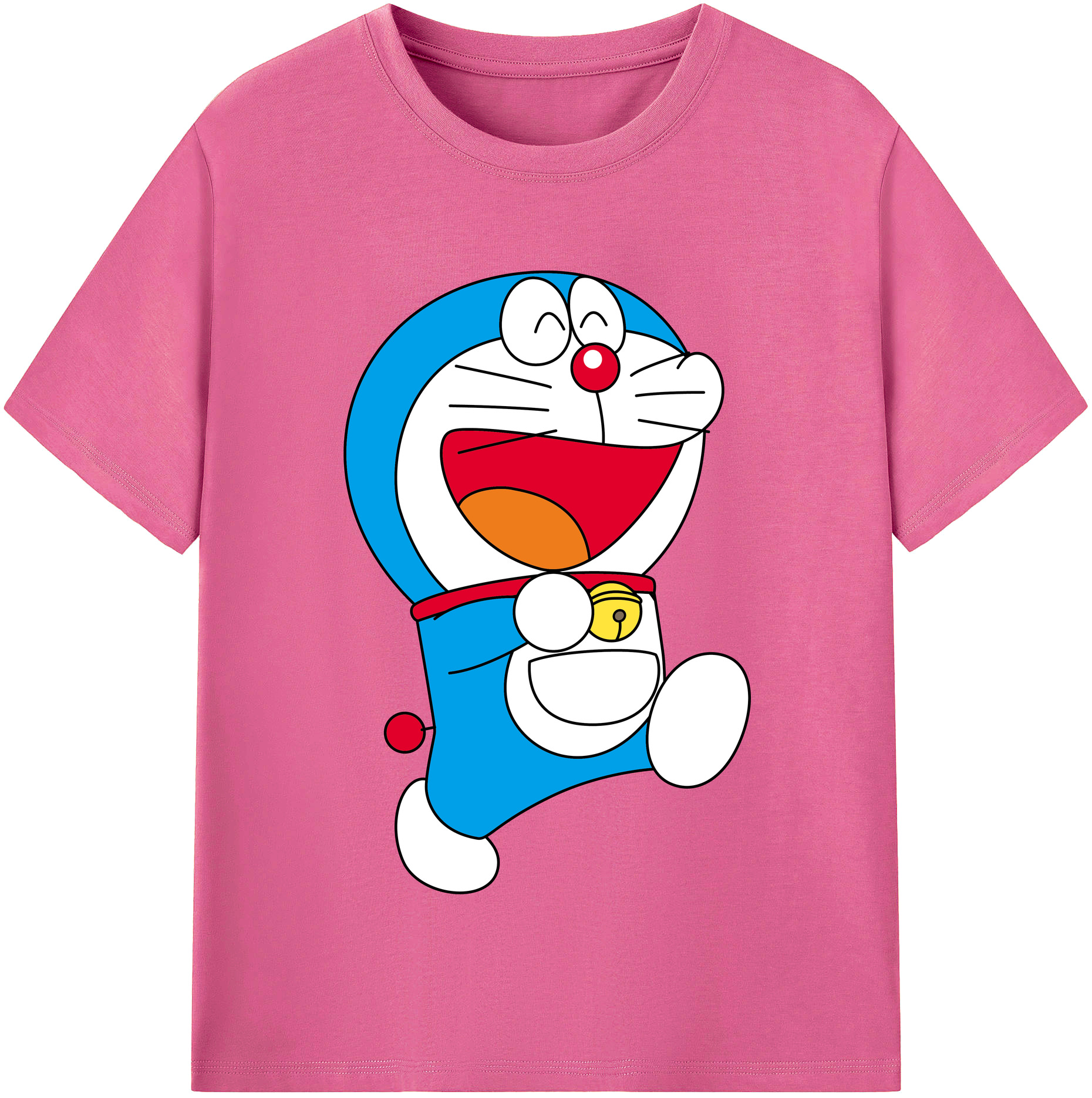 （画像用） ドラえもん Doraemon レディースカジュアルプリントTシャツ（綿100％）