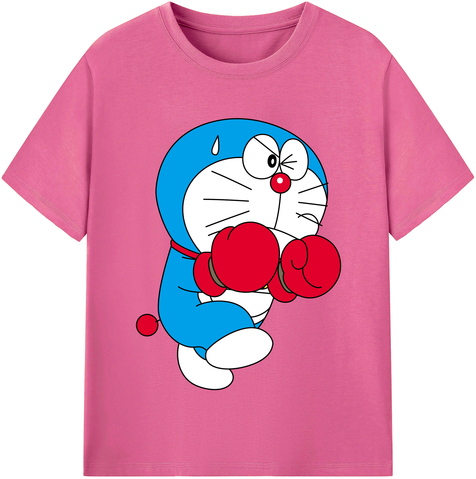 （画像用） ドラえもん Doraemon レディースカジュアルプリントTシャツ（綿100％）