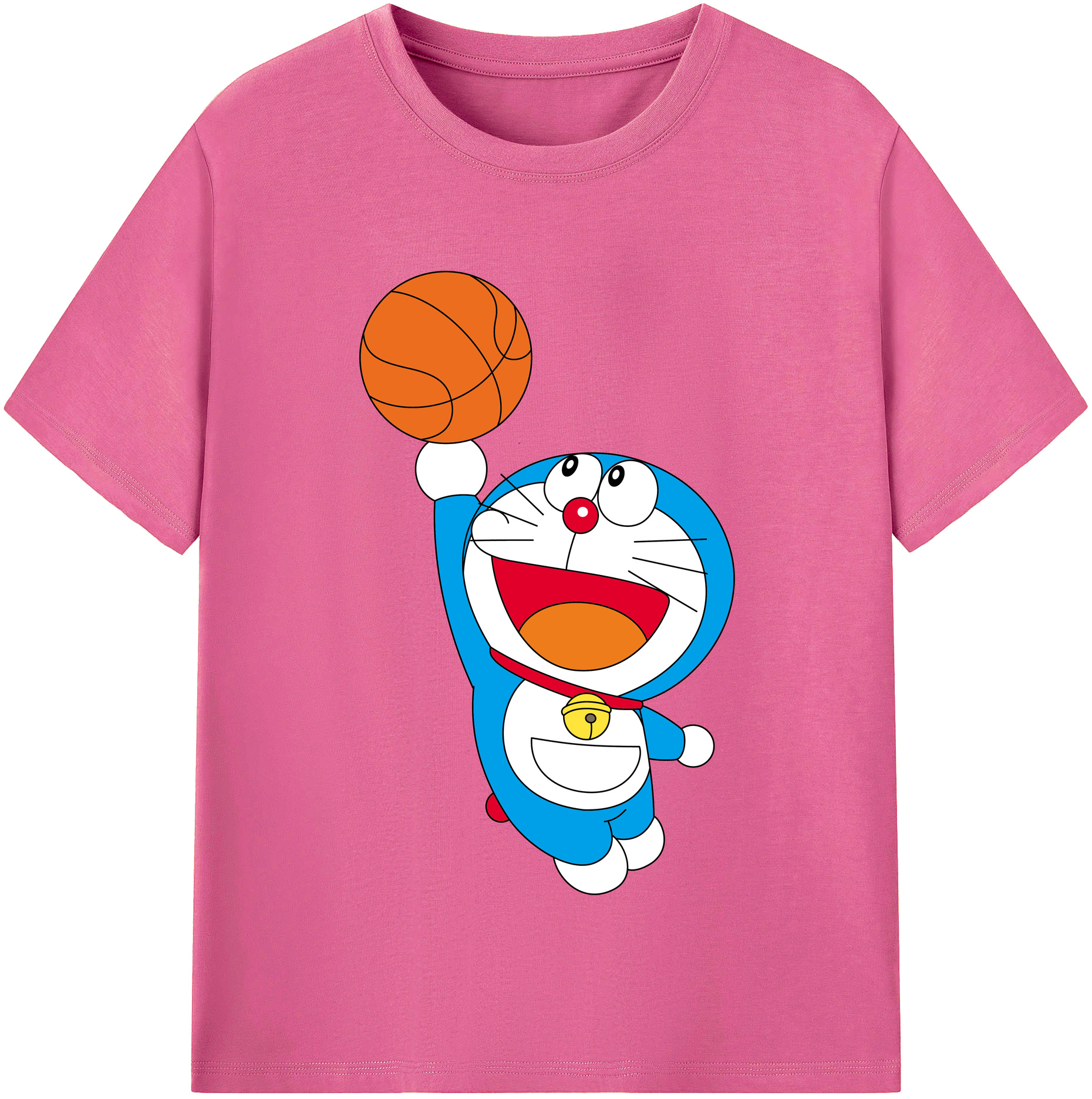 （画像用） ドラえもん Doraemon レディースカジュアルプリントTシャツ（綿100％）