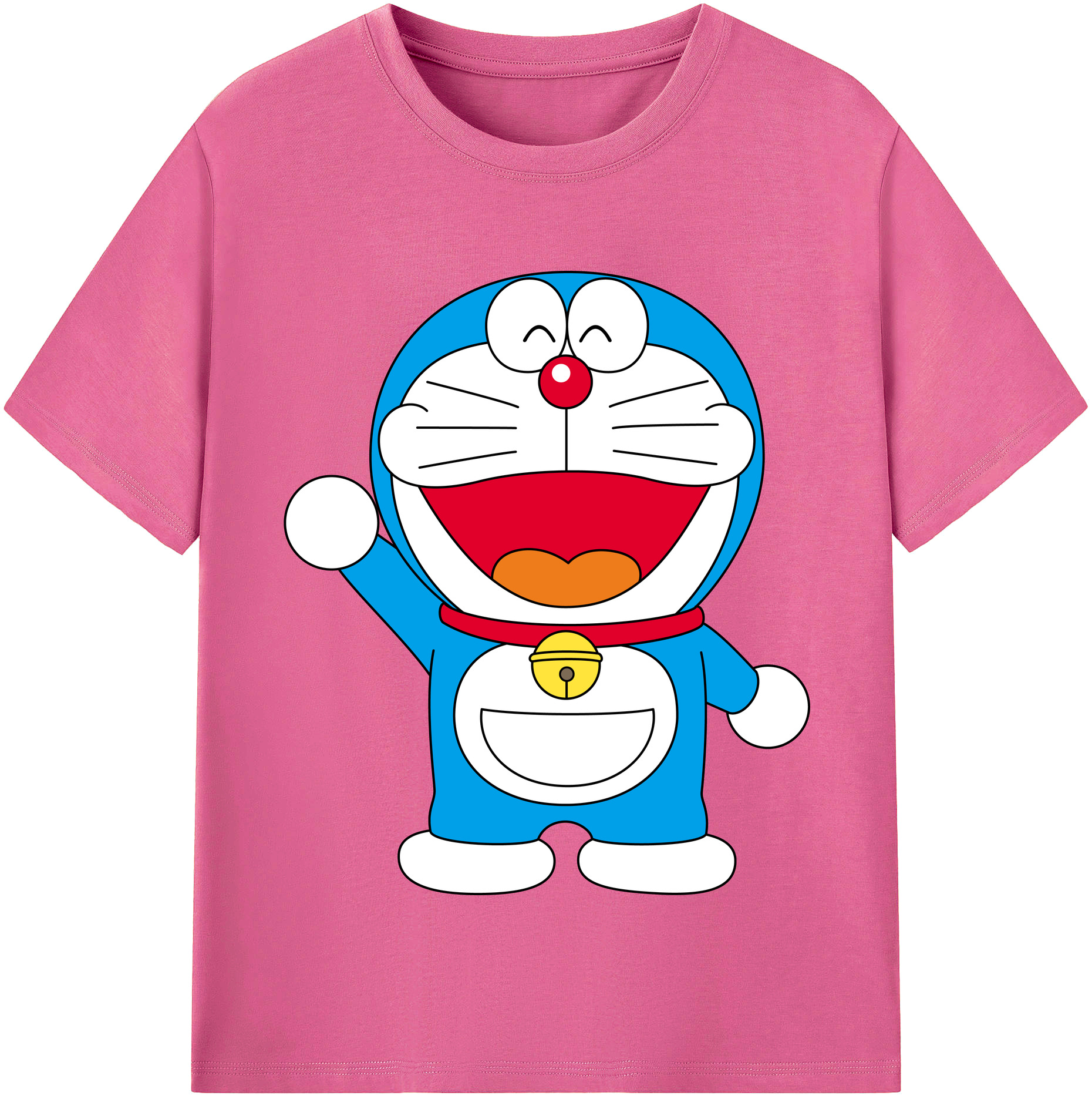 （画像用） ドラえもん Doraemon レディースカジュアルプリントTシャツ（綿100％）