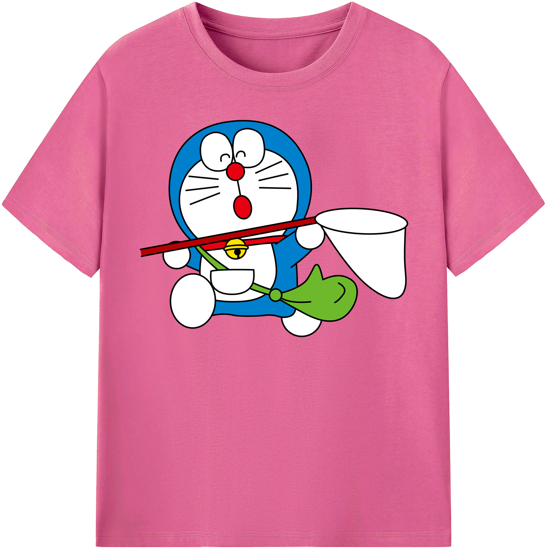 （画像用） ドラえもん Doraemon レディースカジュアルプリントTシャツ（綿100％）