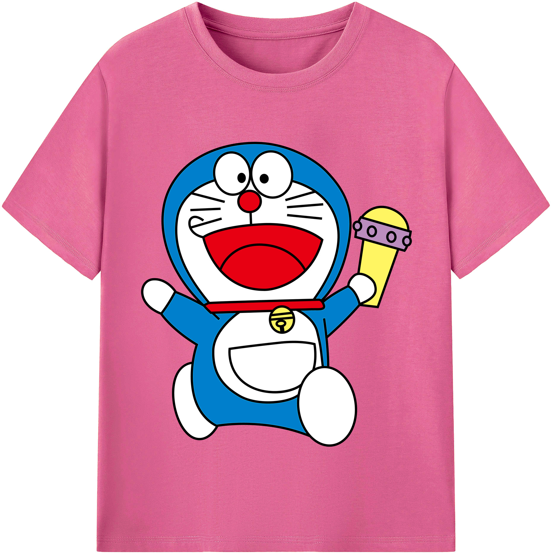 （画像用） ドラえもん Doraemon レディースカジュアルプリントTシャツ（綿100％）