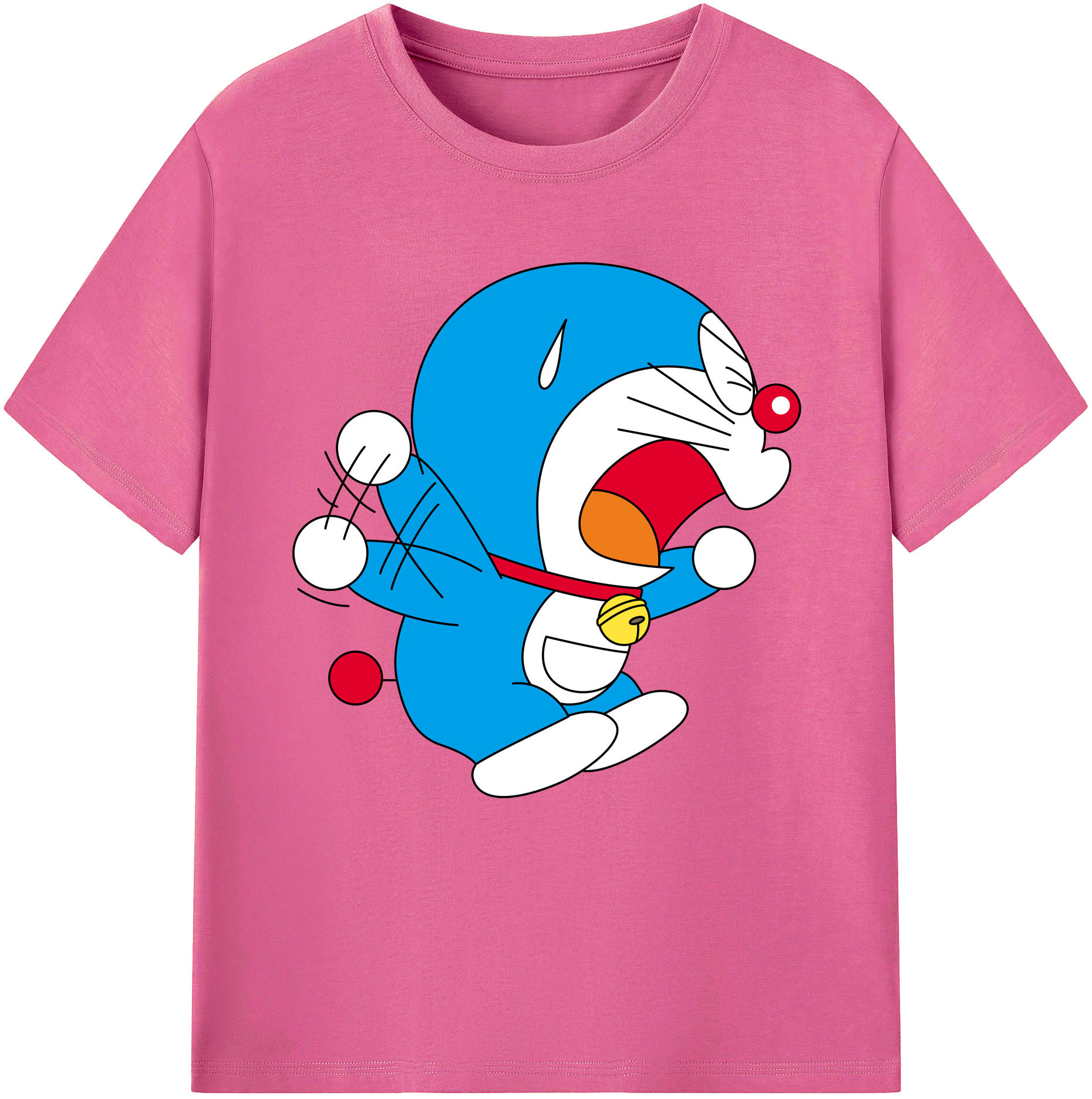 （画像用） ドラえもん Doraemon レディースカジュアルプリントTシャツ（綿100％）