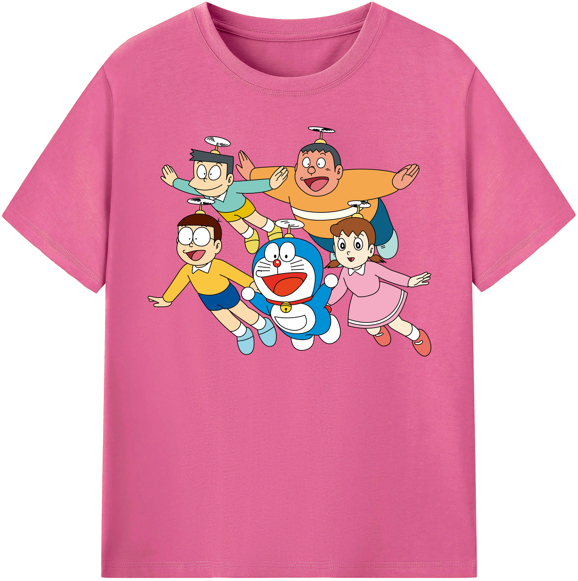（画像用） ドラえもん 骨川 スネ夫 Doraemon Honekawa Suneo レディースカジュアルプリントTシャツ（綿100％）