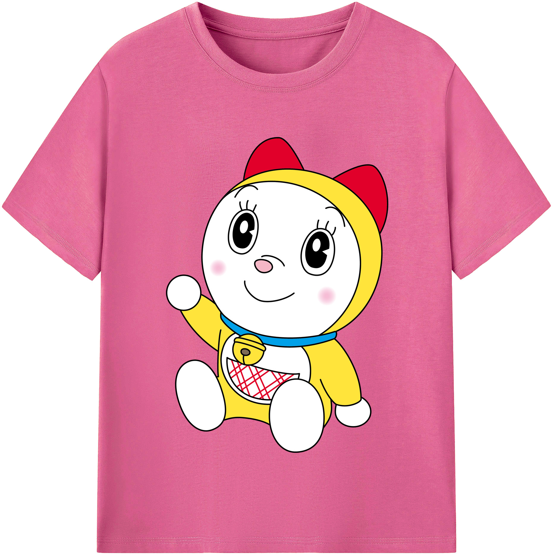 （画像用） ドラえもん ドラミ Doraemon Dorami レディースカジュアルプリントTシャツ（綿100％）