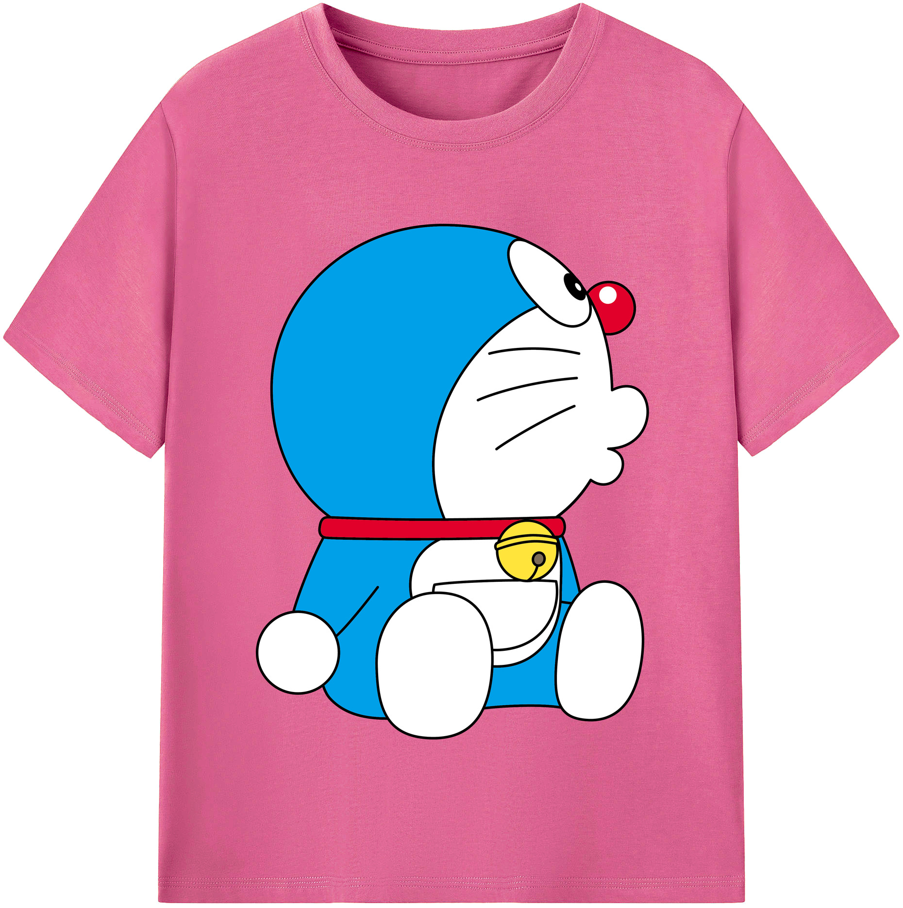 （画像用） ドラえもん Doraemon レディースカジュアルプリントTシャツ（綿100％）
