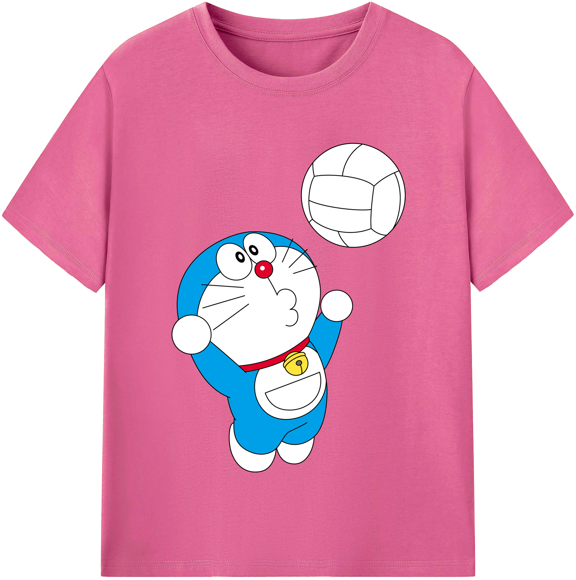 （画像用） ドラえもん Doraemon レディースカジュアルプリントTシャツ（綿100％）