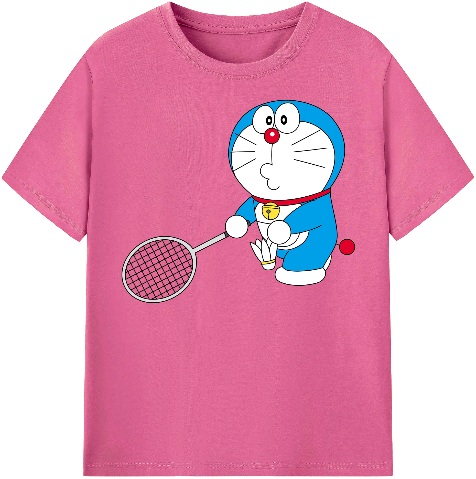 （画像用） ドラえもん Doraemon レディースカジュアルプリントTシャツ（綿100％）