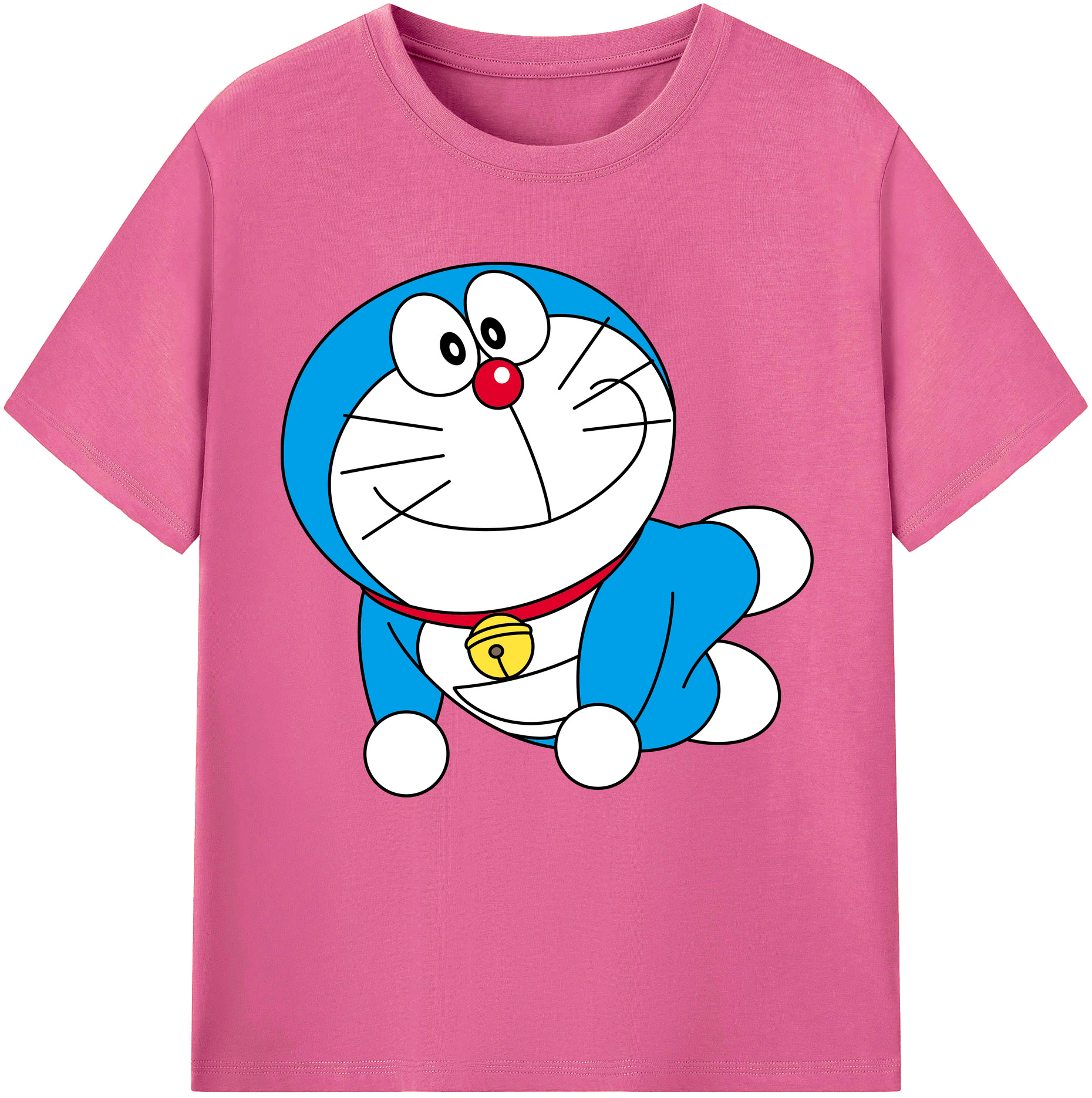 （画像用） ドラえもん Doraemon レディースカジュアルプリントTシャツ（綿100％）