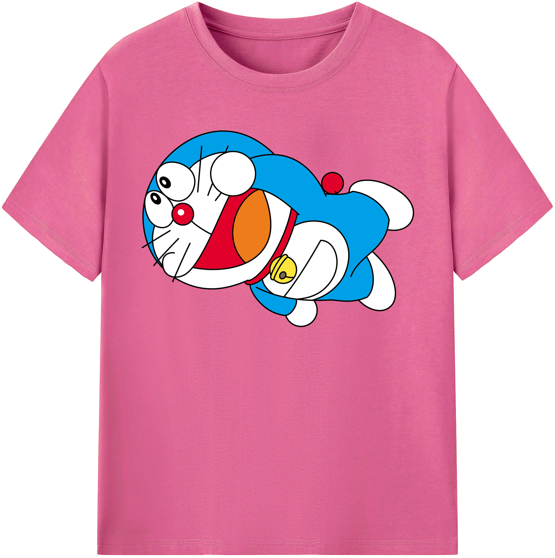 （画像用） ドラえもん Doraemon レディースカジュアルプリントTシャツ（綿100％）