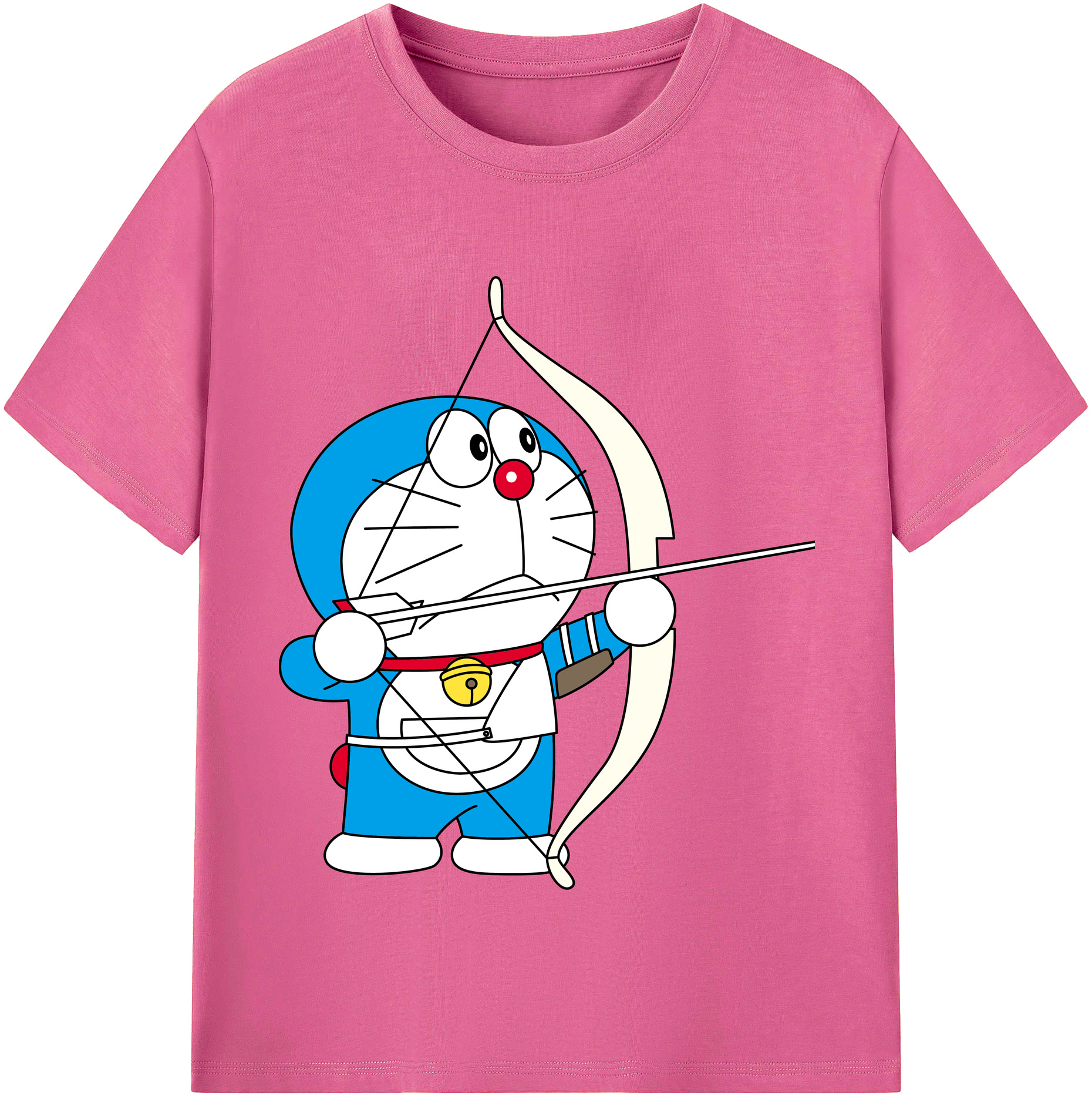 （画像用） ドラえもん Doraemon レディースカジュアルプリントTシャツ（綿100％）