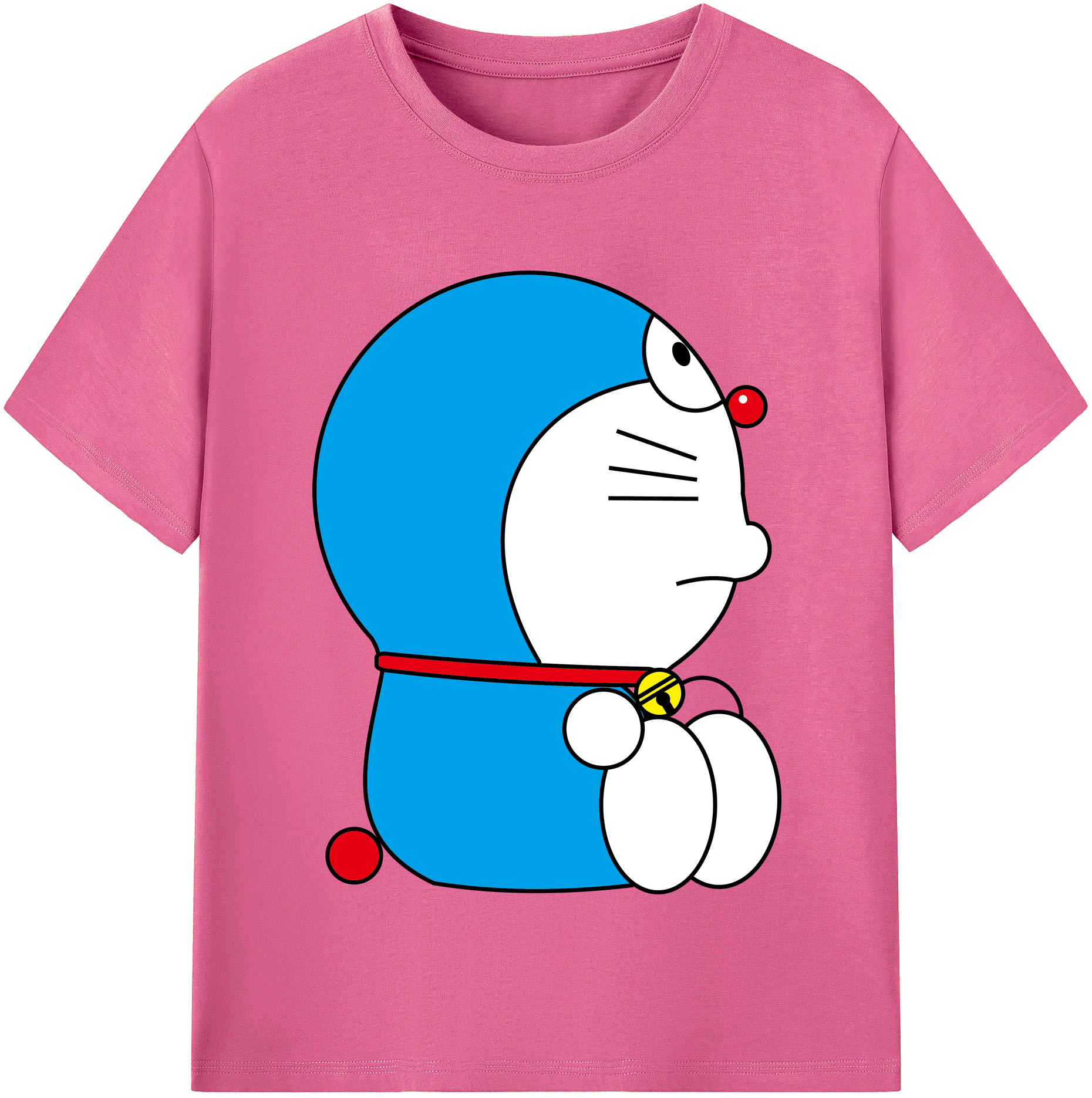 （画像用） ドラえもん Doraemon レディースカジュアルプリントTシャツ（綿100％）
