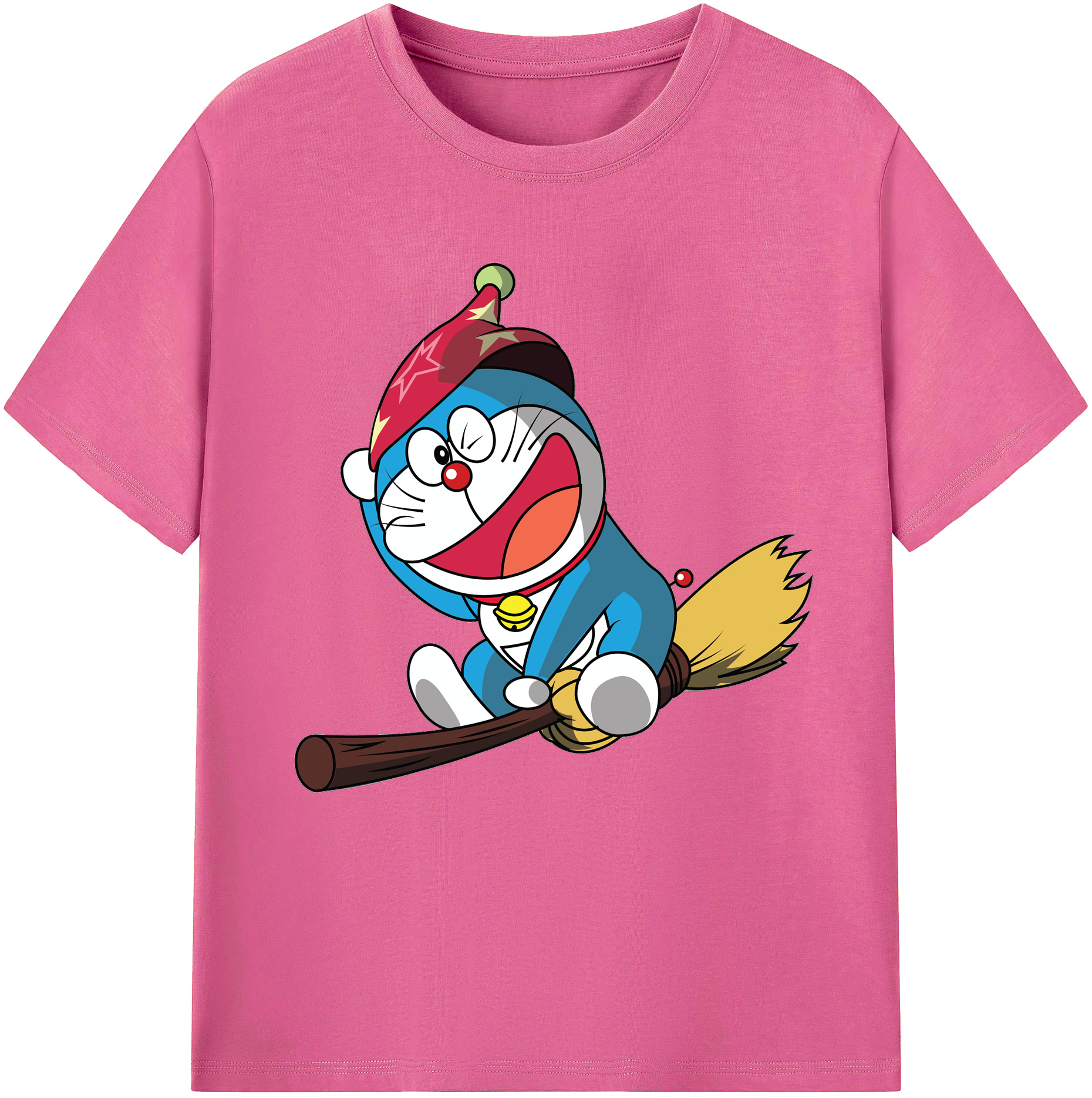 （画像用） ドラえもん Doraemon レディースカジュアルプリントTシャツ（綿100％）