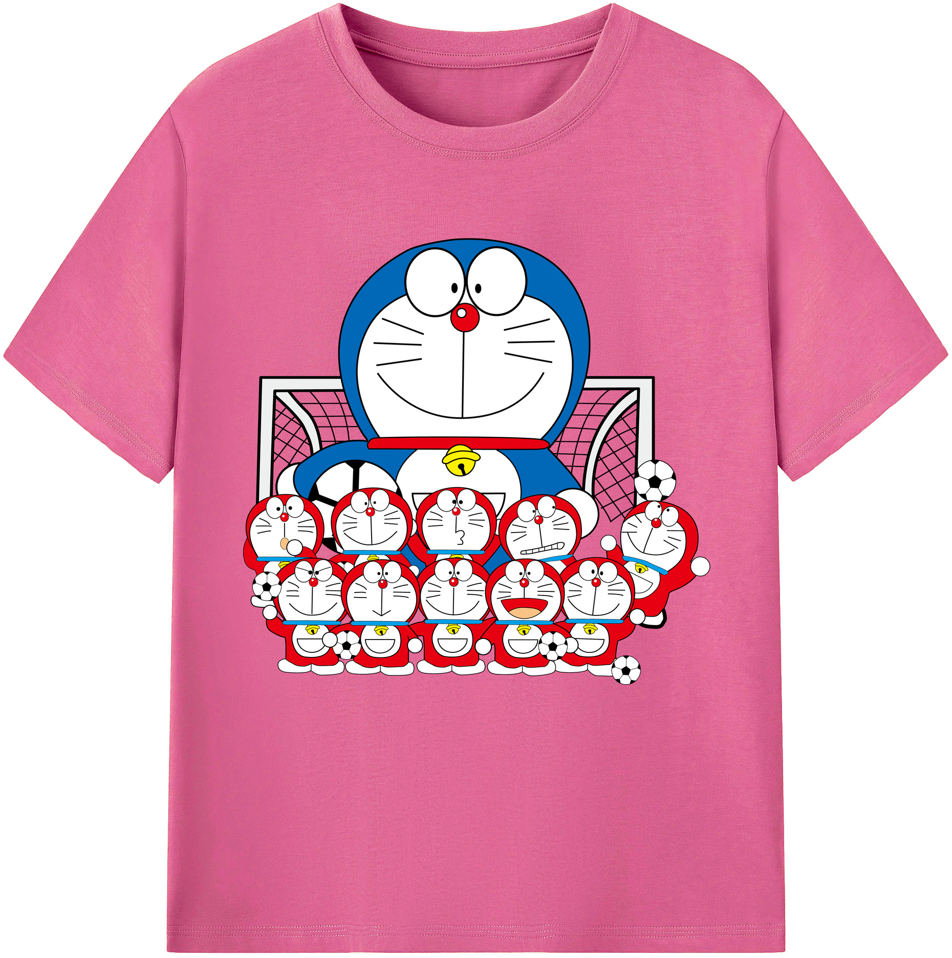 （画像用） ドラえもん Doraemon レディースカジュアルプリントTシャツ（綿100％）