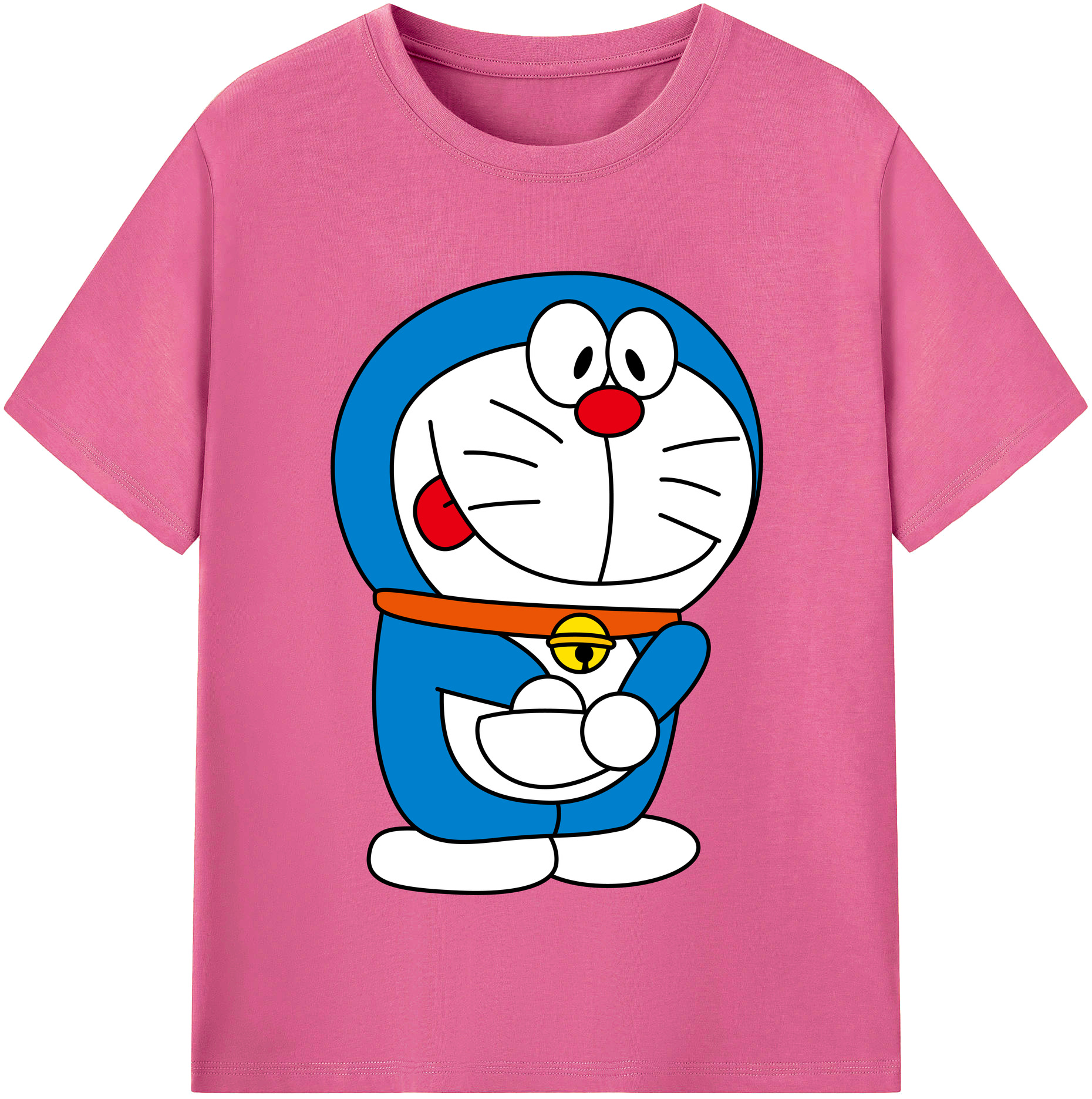（画像用） ドラえもん Doraemon レディースカジュアルプリントTシャツ（綿100％）