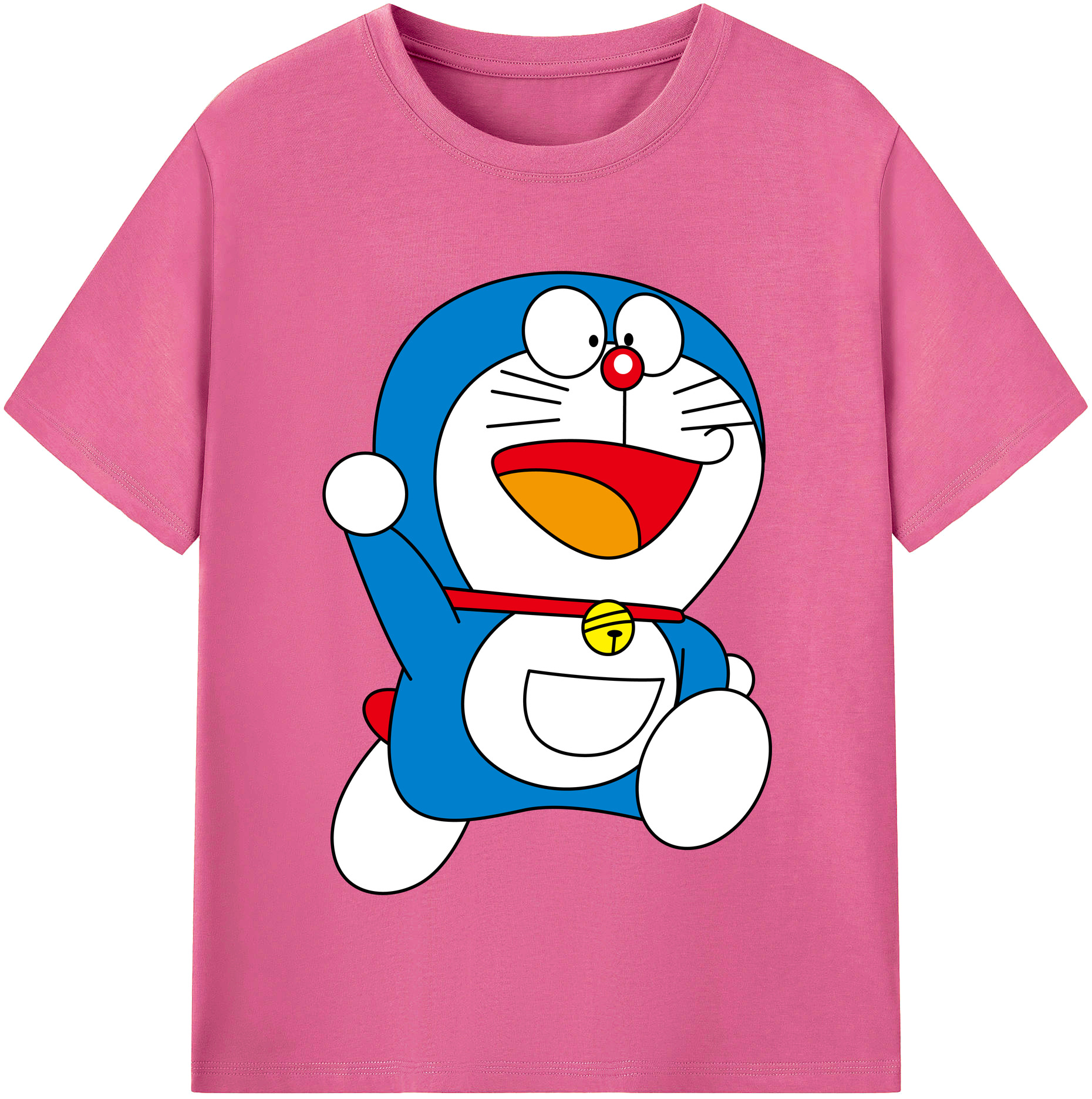 （画像用） ドラえもん Doraemon レディースカジュアルプリントTシャツ（綿100％）