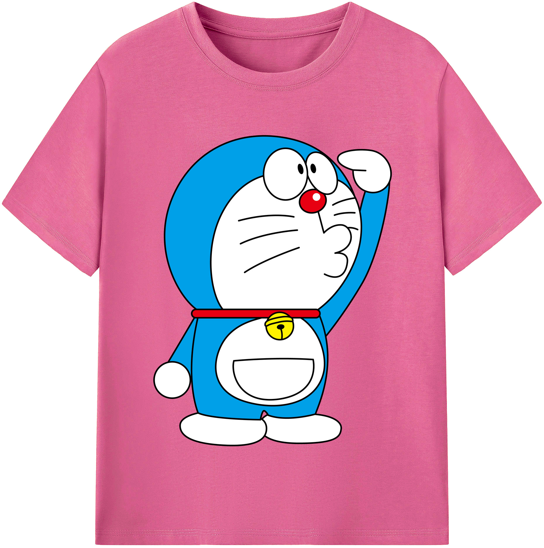 （画像用） ドラえもん Doraemon レディースカジュアルプリントTシャツ（綿100％）