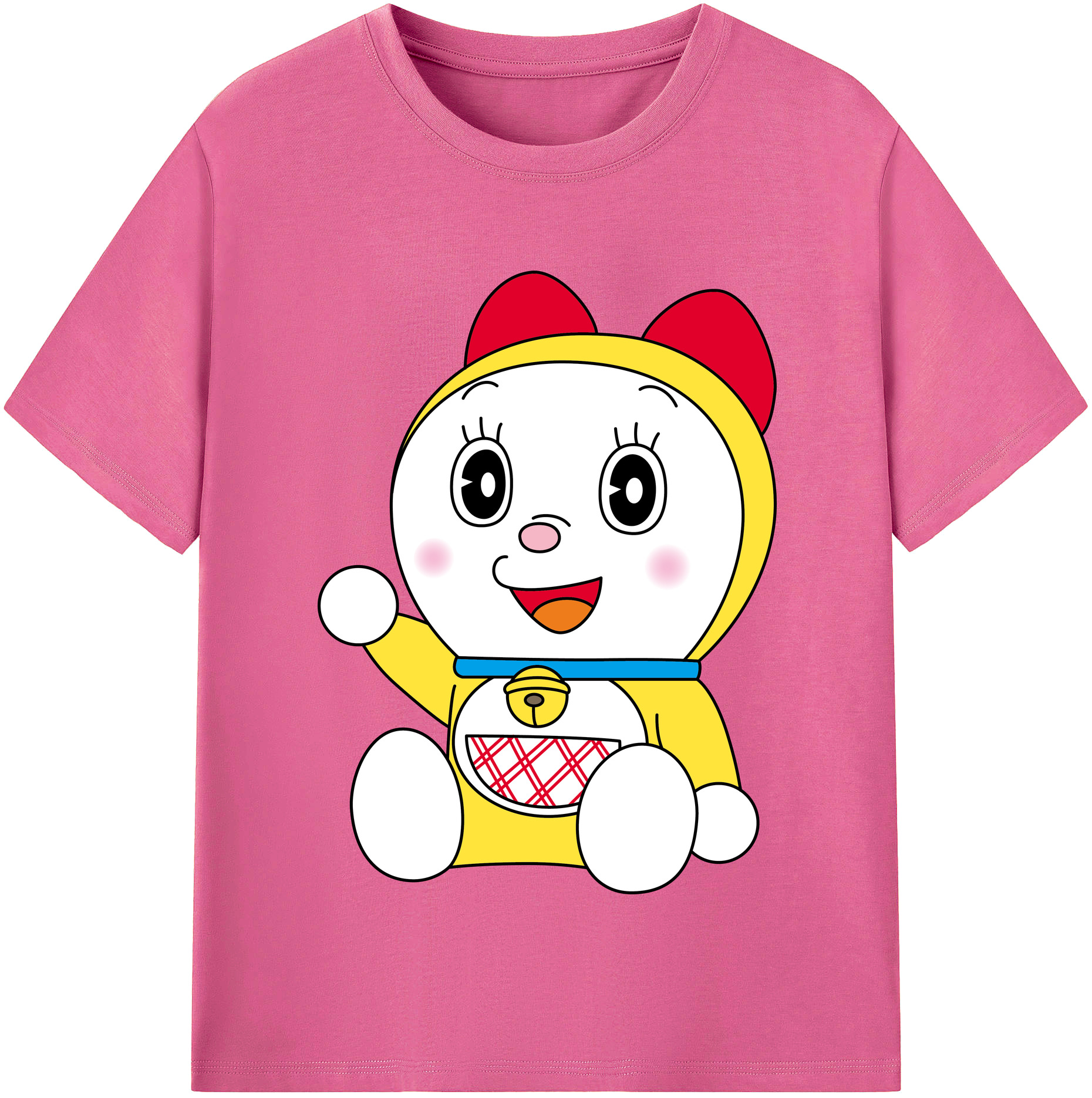 （画像用） ドラえもん ドラミ Doraemon Dorami レディースカジュアルプリントTシャツ（綿100％）