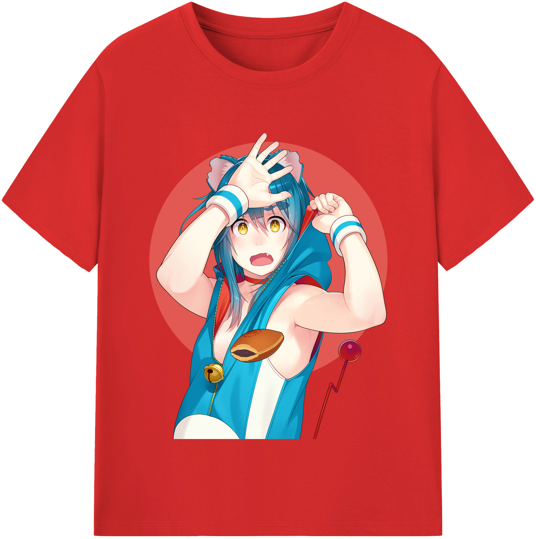 （画像用） ドラえもん Doraemon レディースカジュアルプリントTシャツ（綿100％）