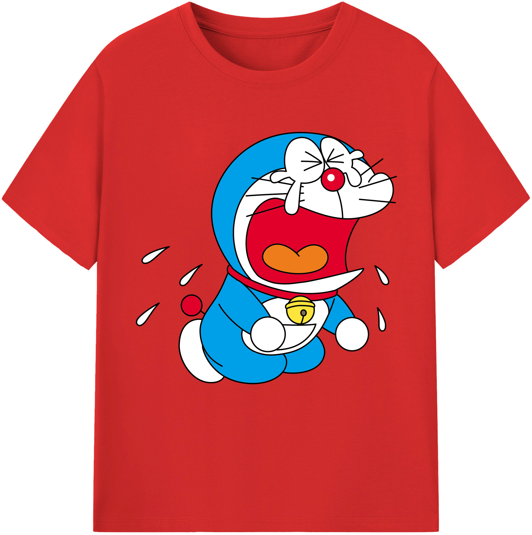 （画像用） ドラえもん Doraemon レディースカジュアルプリントTシャツ（綿100％）