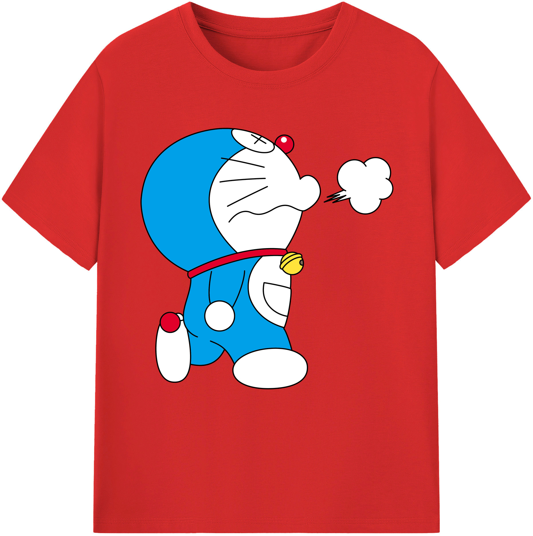 （画像用） ドラえもん Doraemon レディースカジュアルプリントTシャツ（綿100％）