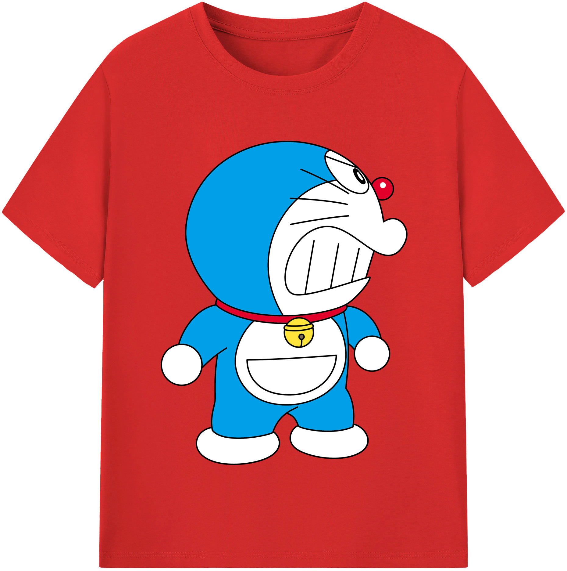 （画像用） ドラえもん Doraemon レディースカジュアルプリントTシャツ（綿100％）