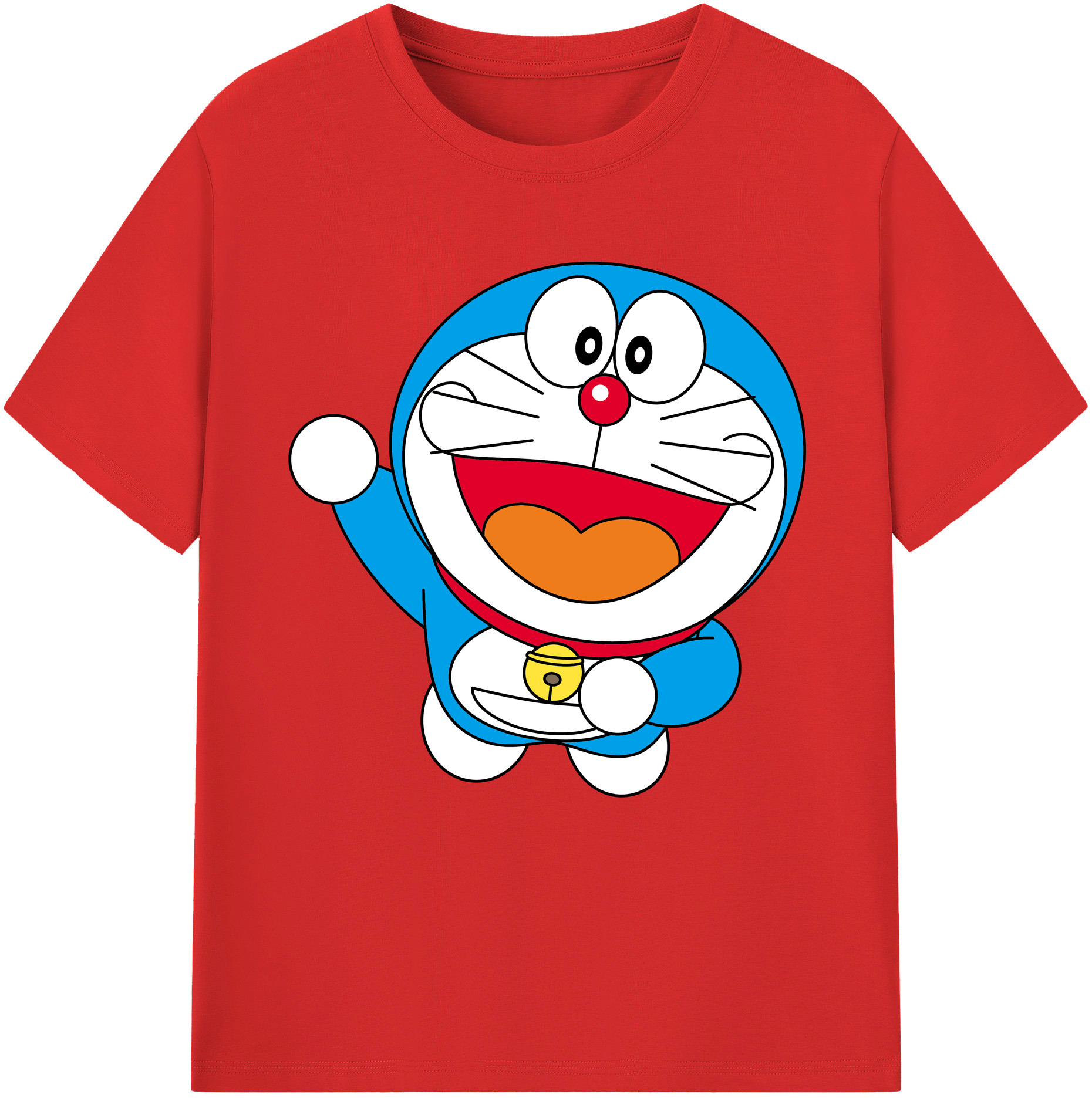（画像用） ドラえもん Doraemon レディースカジュアルプリントTシャツ（綿100％）