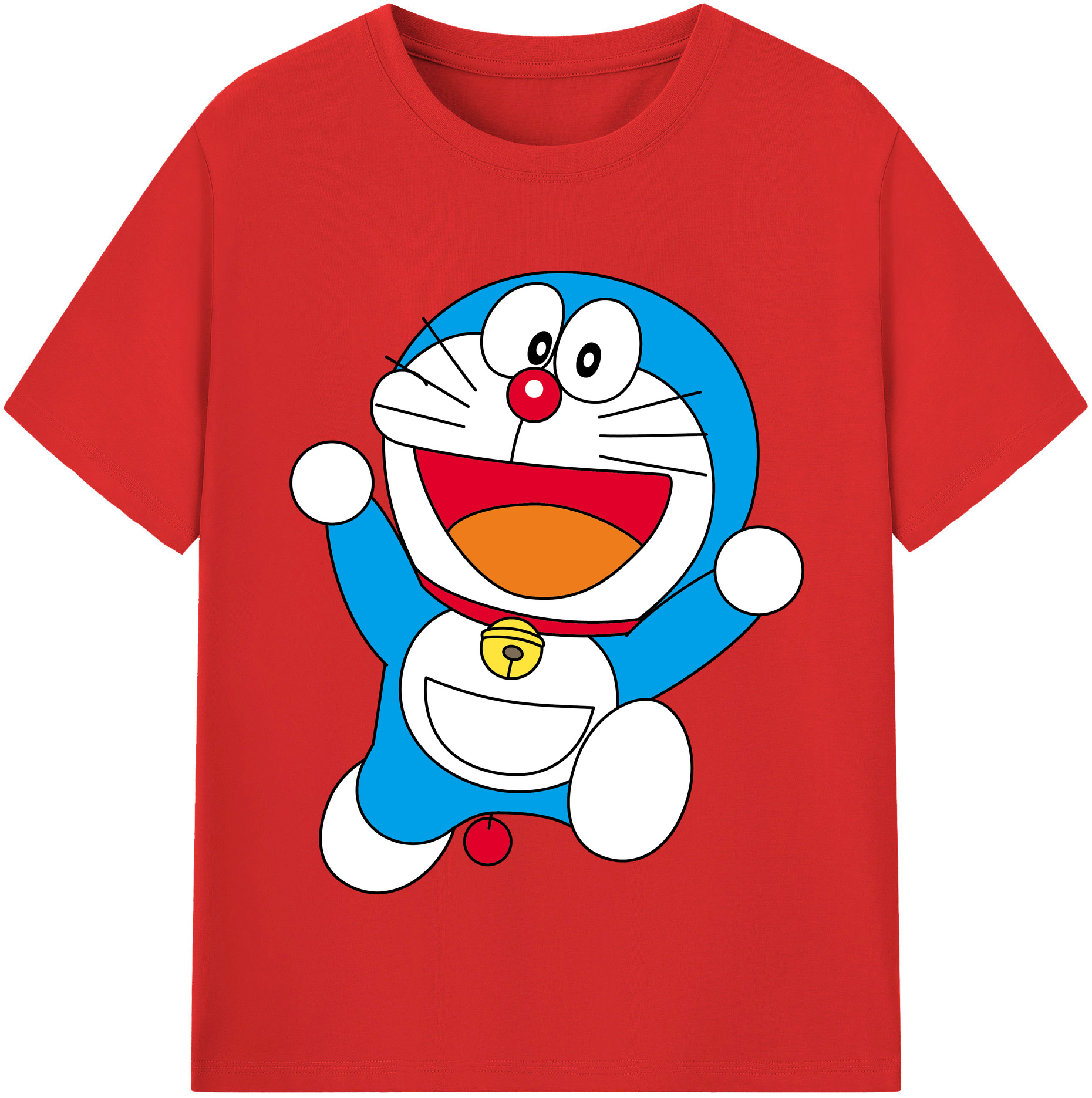 （画像用） ドラえもん Doraemon レディースカジュアルプリントTシャツ（綿100％）