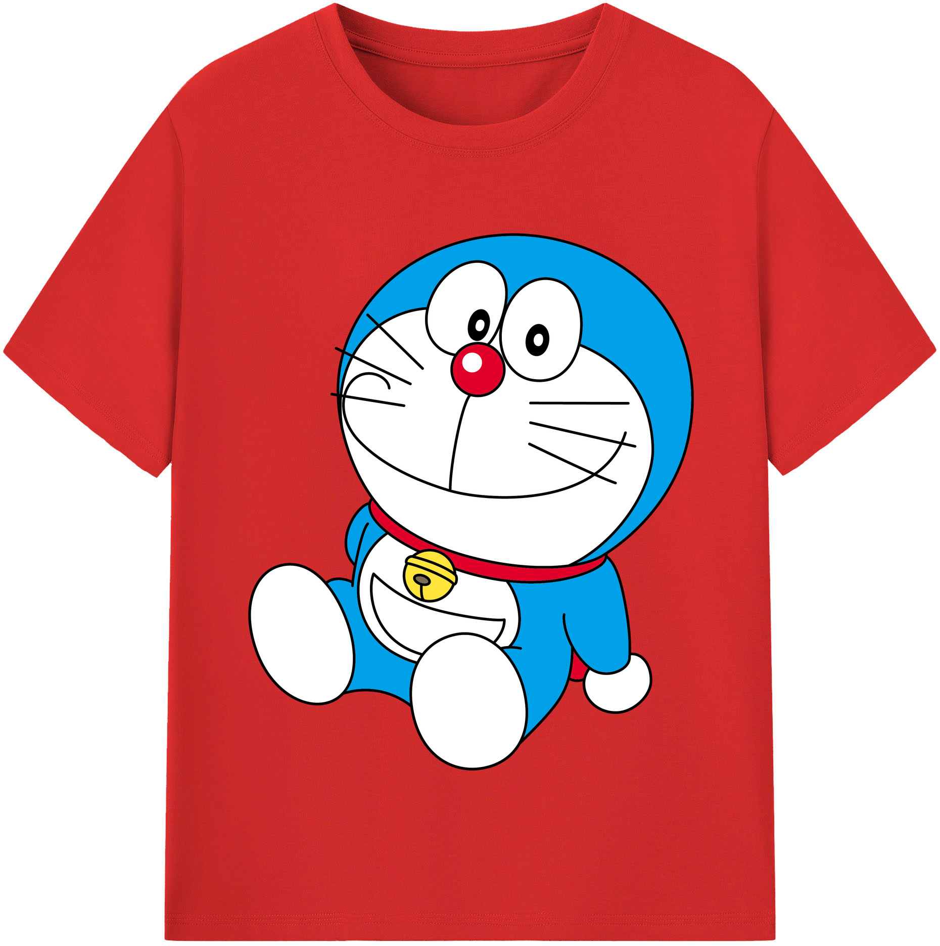 （画像用） ドラえもん Doraemon レディースカジュアルプリントTシャツ（綿100％）
