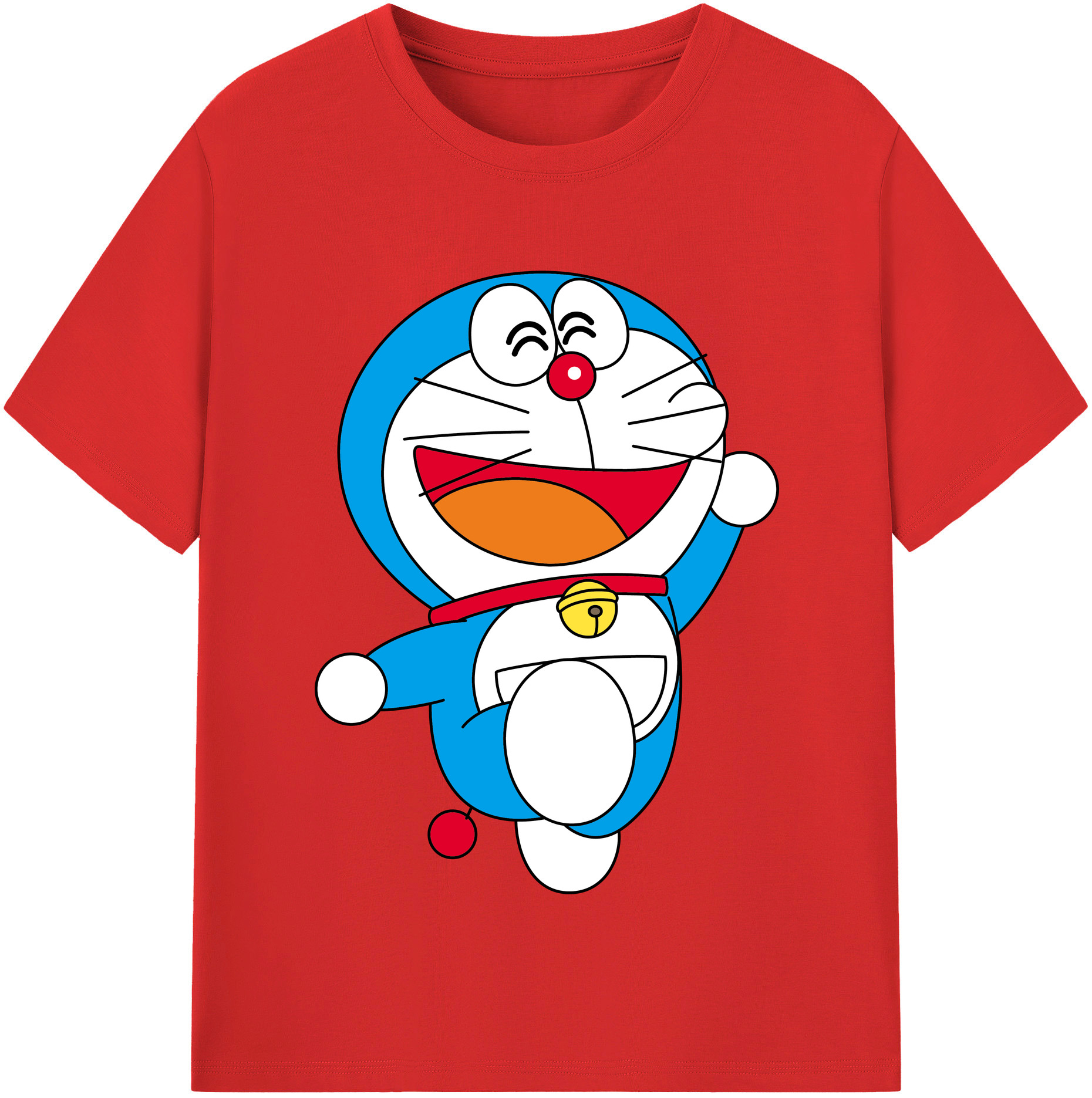 （画像用） ドラえもん Doraemon レディースカジュアルプリントTシャツ（綿100％）