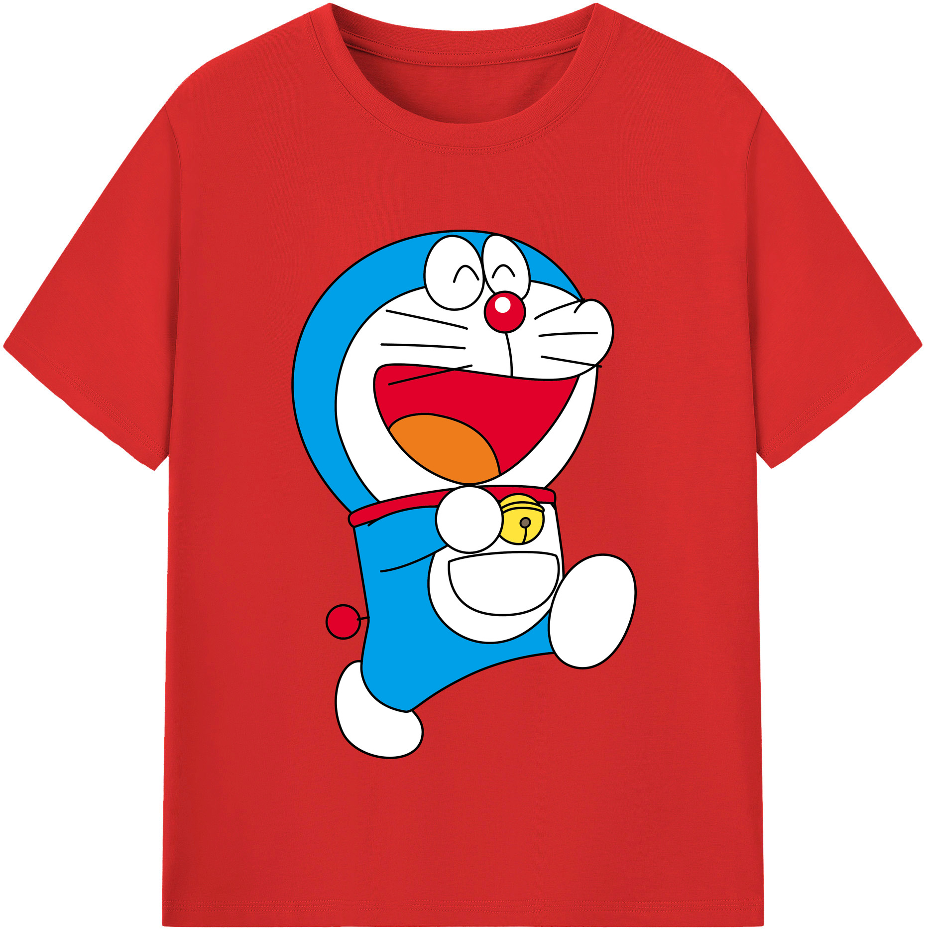 （画像用） ドラえもん Doraemon レディースカジュアルプリントTシャツ（綿100％）