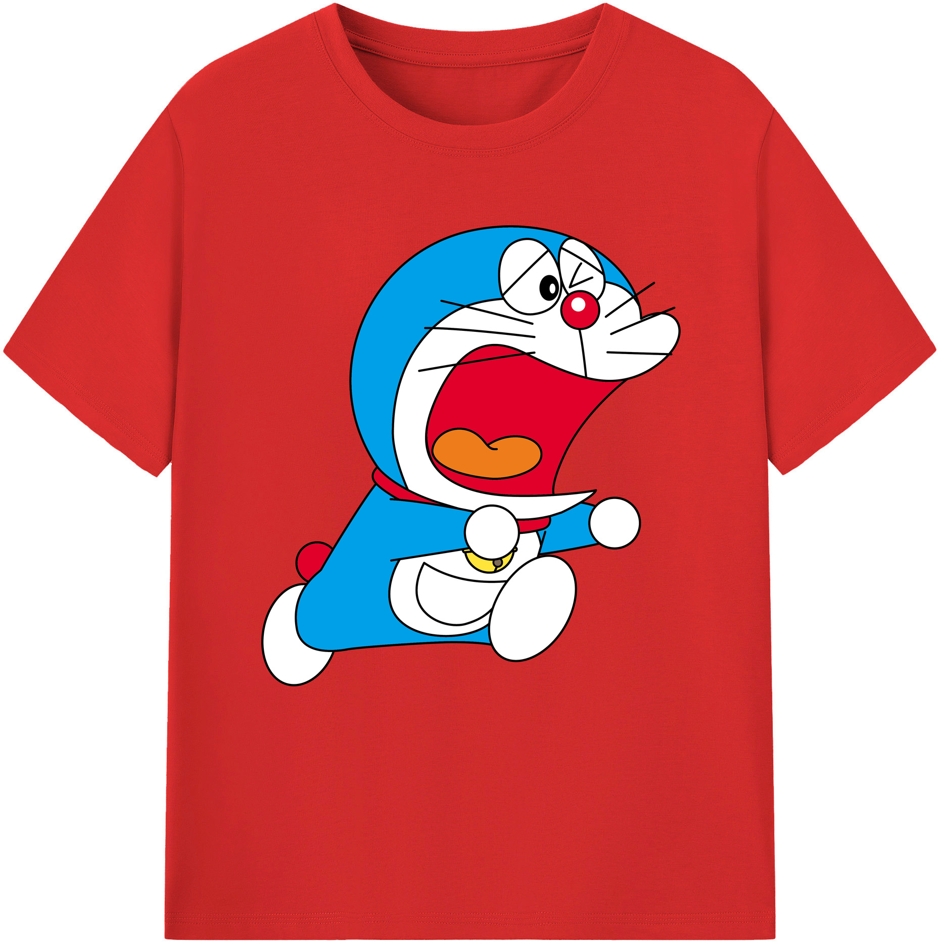 （画像用） ドラえもん Doraemon レディースカジュアルプリントTシャツ（綿100％）