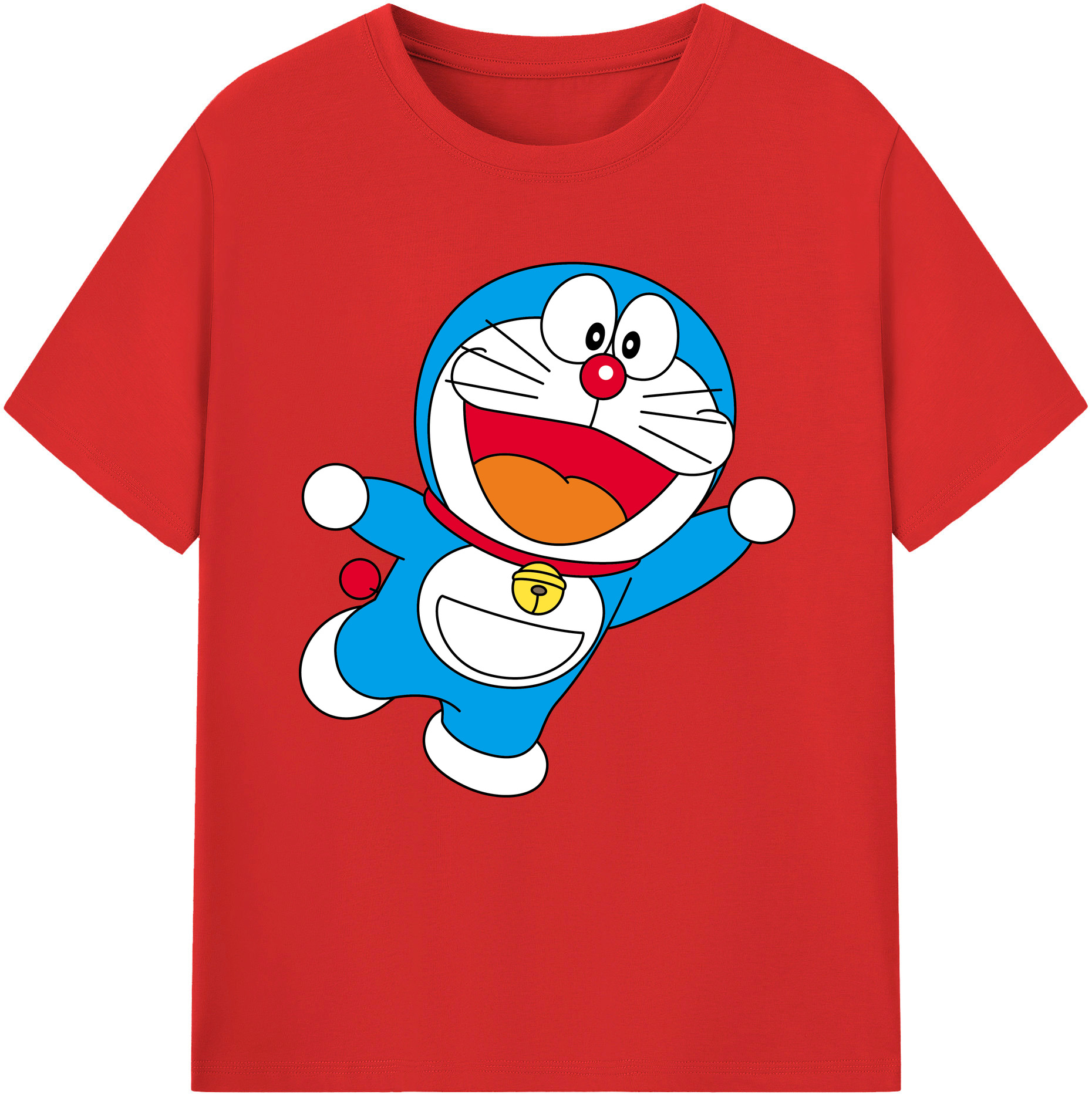 （画像用） ドラえもん Doraemon レディースカジュアルプリントTシャツ（綿100％）