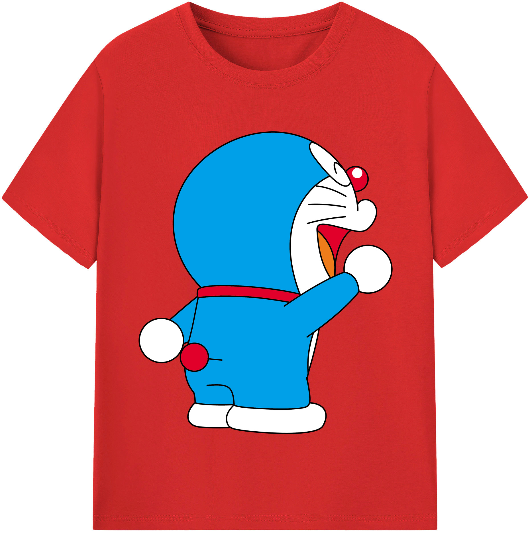 （画像用） ドラえもん Doraemon レディースカジュアルプリントTシャツ（綿100％）