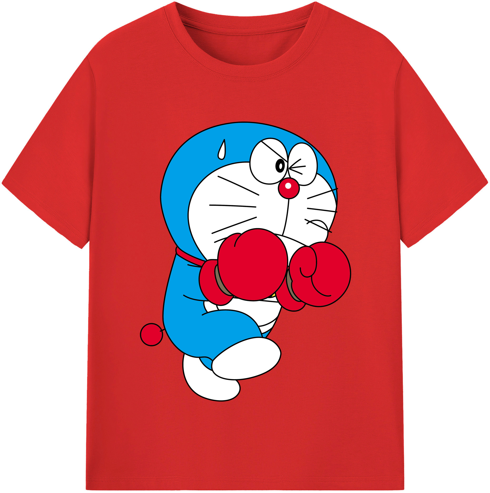 （画像用） ドラえもん Doraemon レディースカジュアルプリントTシャツ（綿100％）