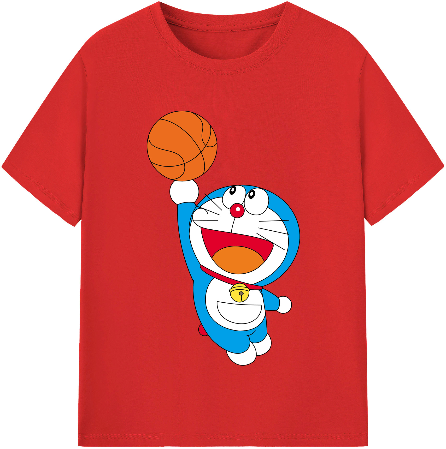 （画像用） ドラえもん Doraemon レディースカジュアルプリントTシャツ（綿100％）