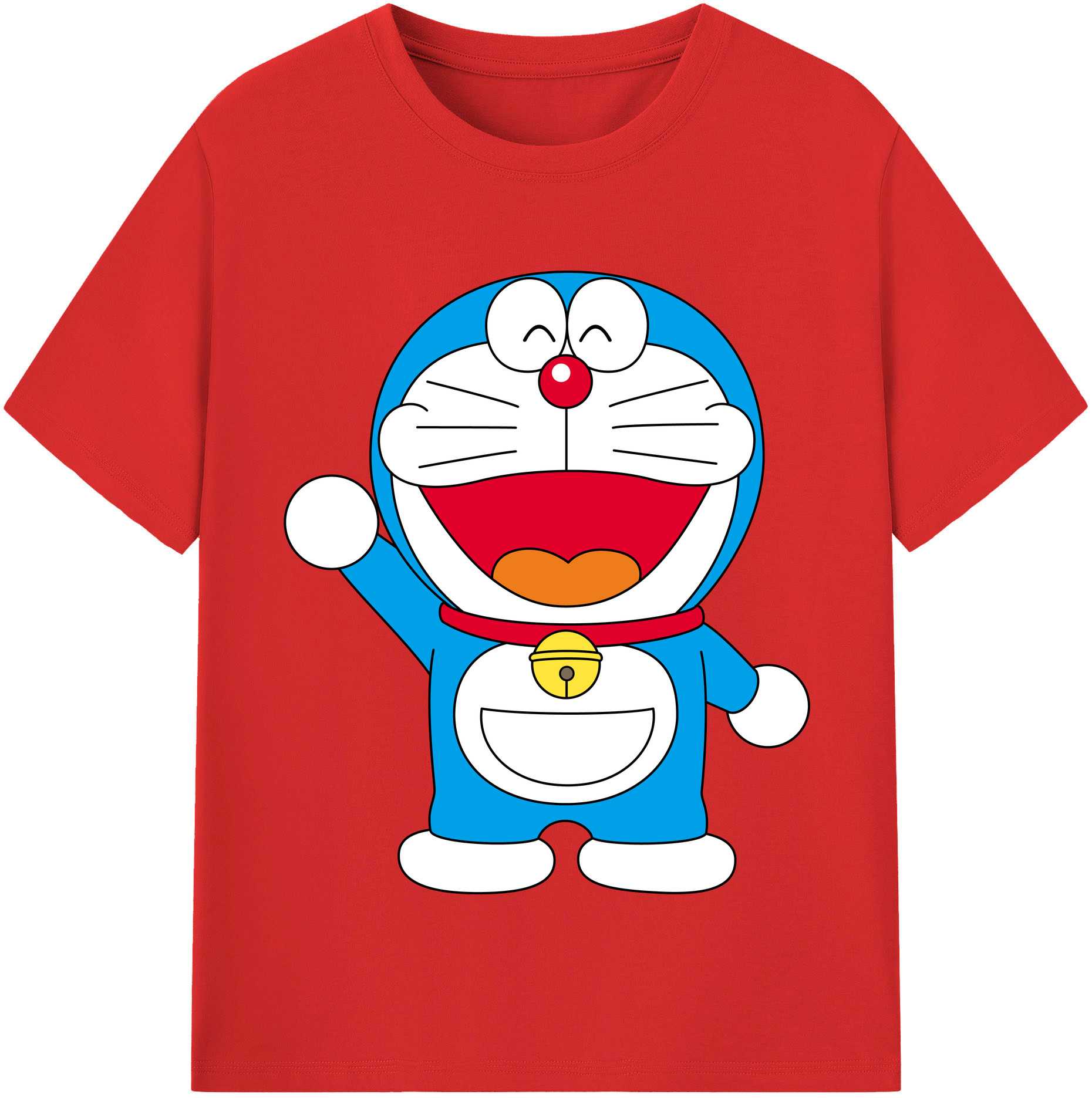 （画像用） ドラえもん Doraemon レディースカジュアルプリントTシャツ（綿100％）