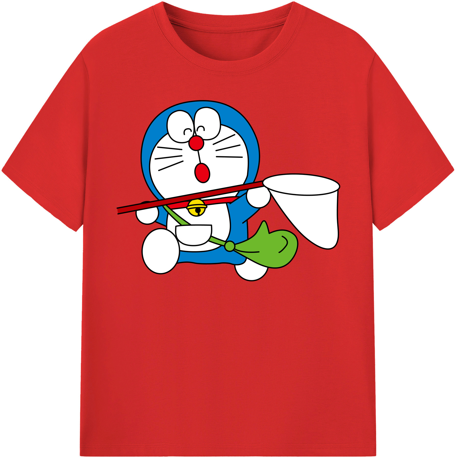 （画像用） ドラえもん Doraemon レディースカジュアルプリントTシャツ（綿100％）