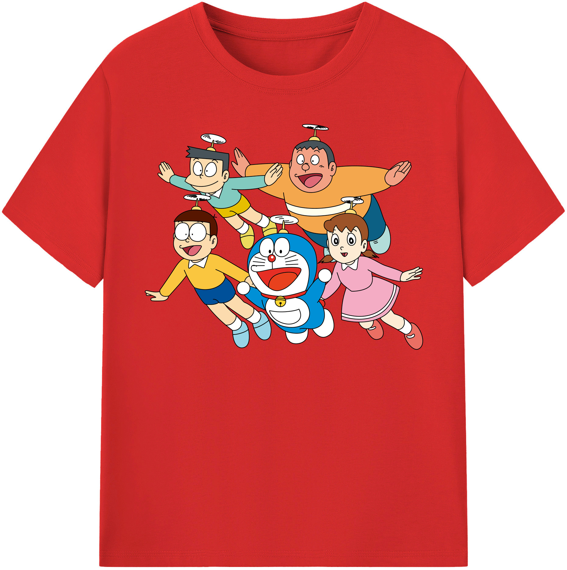 （画像用） ドラえもん 骨川 スネ夫 Doraemon Honekawa Suneo レディースカジュアルプリントTシャツ（綿100％）